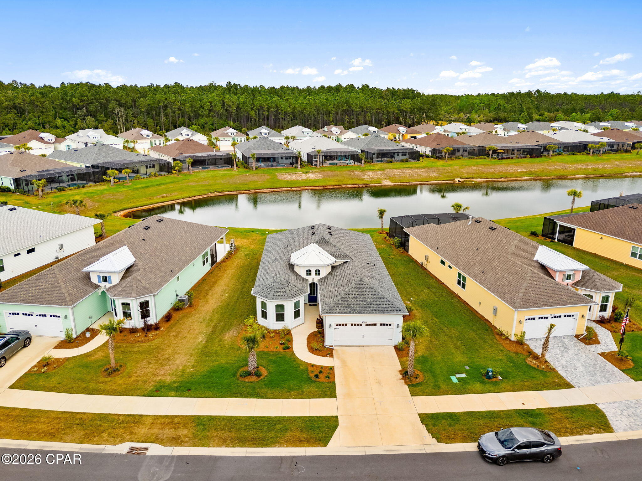 Welcome to easy coastal living in Latitude Margaritaville Watersound! This popular PARROT floorplan in PHASE 5 is all about location, lifestyle, and value.        Perfectly positioned on a desirable pond view lot, you'll enjoy peaceful water views and a relaxing setting right from your backyard. Inside, the home features a bright, clean interior with tile flooring throughout, a neutral palette, and a functional open layout ready to make your own.        Hop on your golf cart and you're just minutes from the Town Center, resort-style pool, fitness center, theater, Bandshell, Bar & Chill, and all the incredible amenities that make Margaritaville living so special. Plus, a new Publix coming soon nearby adds even more convenience.        Opportunity meets location with this Phase 5 gem--ideal for buyers looking to enjoy the Margaritaville lifestyle in a prime setting.