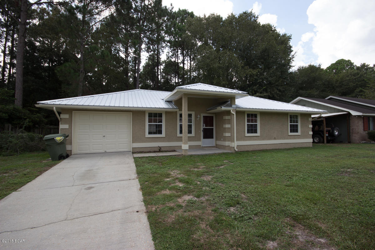 Newly renovated 3 bedroom 2 bath home. Fresh interior and exterior paint, Kitchen has refinished cabinets and new counter tops as well as appliances in place. New carpet throughout as well as tile in the baths and kitchen. Nice fenced back yard with storage building. Also new metal roof. Call today to schedule an appt.