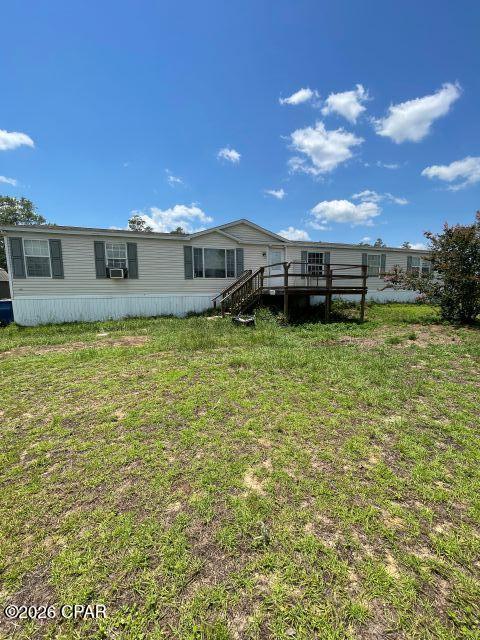 $119,500. INVESTMENT OPPORTUNITY!! This home needs some repairs and upgrades but it is ideal for a larger family who wants to do the work and increase your equity. Built in 2002, this 2280 sq. ft. double-wide mobile home has 4 BR's, 2 bathrooms, 14'x18' living room, spacious kitchen/dining combination, laundry, and a super large 13'x28' den/family room. If you're looking for an investment that you can rent, this home would also check that box. Situated in northern Liberty County near Torreya State Park, the 6.19-acre parcel is lightly wooded. Easy access to I-10 just minutes away, and also a short drive to Apalachicola River, Tallahassee, and a little more than an hour from the coast at the Gulf of America! This property will require a rehab or conventional loan, or a cash purchase. MOTIVATED SELLER!! $119,500.