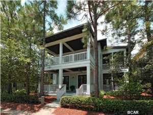 COMPLETELY RENOVATED DESIGNER WATERCOLOR HOME WITH BEAUTIFUL NEW ''BEACH CHIC'' FURNISHINGS IN 2013. ALL 2014 BOOKINGS WILL CONVEY TO THE NEW OWNER. All furnishings convey to new owner except the pine bench in the upstairs landing. Spartina bookings for 2014 year to date are $65,534. Our projected 2014 are $87,934 per Seller. This 3 bedroom (plus bunk room), 4 bathroom home is located across from Camp Watercolor. Its location allows for easy access to all of the family-friendly activities the Camp has to offer such as the pool, playground and enormous park but is set apart enough to allow for relaxation on the spacious porches. TURN KEY FULLY FURNISHED AND MOVE IN READY!