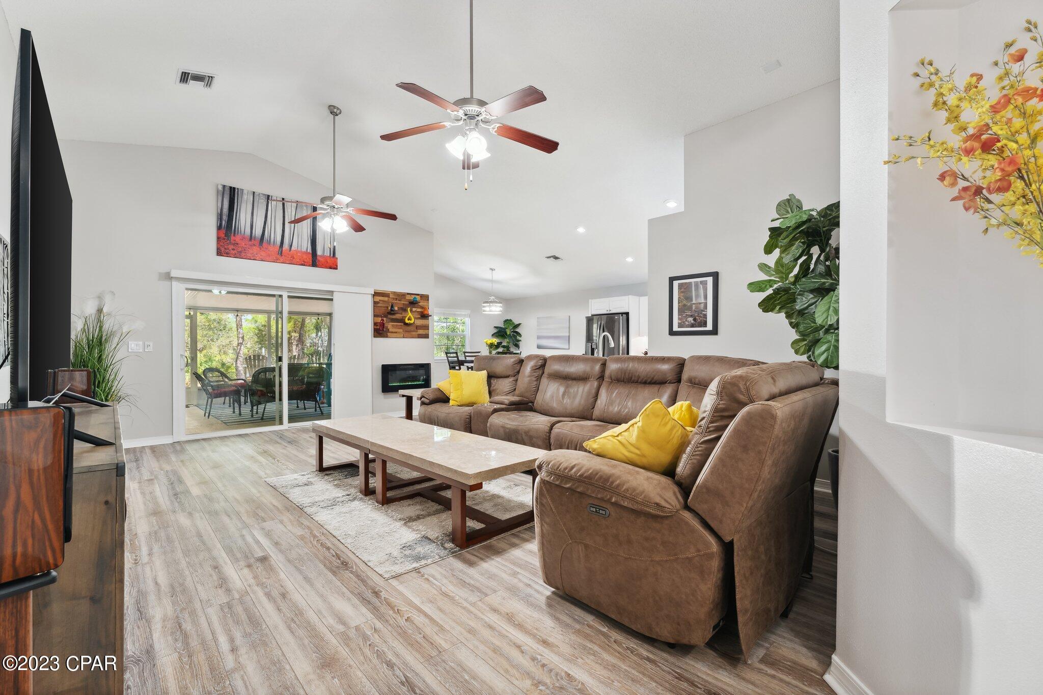 CURRENTLY UNDER CONTRACT, SELLER WILL CONSIDER BACKUP OFFERS. 
Welcome to your dream home in the desirable Palmetto Trace neighborhood! This stunning 3 bedroom, 2 bathroom home has been recently renovated and is move-in ready. Situated on a quiet street at the end of a cul-de-sac, you'll enjoy the peace and privacy of this prime location.



As you step inside, you'll be greeted by an open and airy floor plan. The spacious living room is perfect for entertaining guests or relaxing with your loved ones. The kitchen boasts modern appliances and ample counter space.



Step outside onto the back screened in patio and enjoy the serene surroundings of the lush backyard. Perfect for outdoor dining, entertaining, or simply relaxing with a good book. Palmetto Trace is a highly sought-after neighborhood. Located just a short drive from the beach, shopping, dining, and entertainment, you'll love everything this fantastic community has to offer.

Don't miss your chance to make this stunning Palmetto Trace home yours. Schedule your showing today!