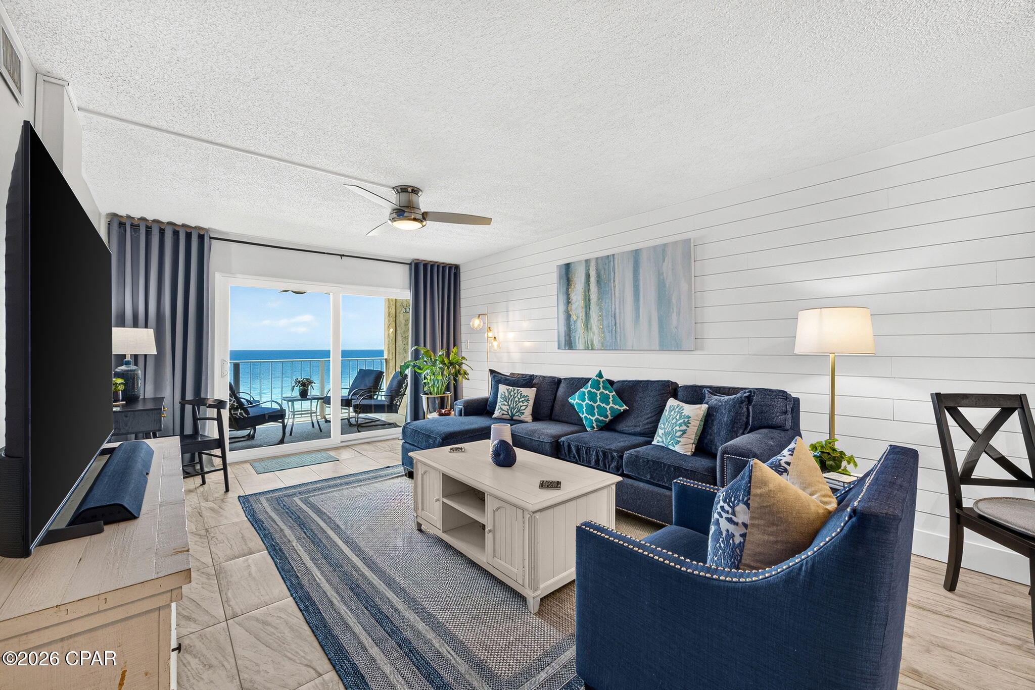 Rare Front-Stack Gulf-Front Opportunity at Regency Towers!

Experience breathtaking, unobstructed Gulf views from this highly sought-after front-stack 3-bedroom, 2-bath residence in Regency Towers. Rarely available, this spacious beachfront condo has been extensively updated with over $61,000 in renovations, creating a truly move-in-ready retreat that's ideal as a primary residence, second home, or income-producing short-term rental.

The beautifully remodeled kitchen features custom cabinetry, granite countertops, tile backsplash, updated flooring, new appliances, sink, faucet, lighting, and garbage disposal, offering both style and functionality. Throughout the home, you'll find new flooring, fresh interior paint, updated trim and doors, renovated bathrooms, a new front entry door, and updated lighting.

Major improvements include new windows and sliding glass doors, a new 40-gallon water heater (2026), along with numerous plumbing and electrical upgrades, providing peace of mind for years to come.
Enjoy generous living spaces that flow seamlessly onto your private Gulf-front balcony, where you'll take in spectacular sunsets, panoramic emerald waters, and the soothing sounds of the Gulf. Regency Towers offers exceptional resort-style amenities, including beachfront pools, the popular Sandbar, fitness facilities, pickleball, family movie nights and direct beach access--all just minutes from Panama City Beach's premier dining, shopping, and entertainment.

Rarely do front-stack 3-bedroom residences with this level of updating become available. This is an exceptional opportunity to own one of Regency Towers' most desirable floor plans with all the major improvements already completed.

As an added bonus, two beach chair service memberships are included through the end of the 2026 beach season, allowing you to begin enjoying the beach from day one.

Previously a successful short-term rental through 2024, the condo has since been lovingly maintained as the owners' private vacation retreat. It is now being offered fully furnished and truly turnkey, including furnishings, linens, towels, kitchen essentials, and décor--everything needed to immediately begin enjoying the property or resume short-term rental operations.