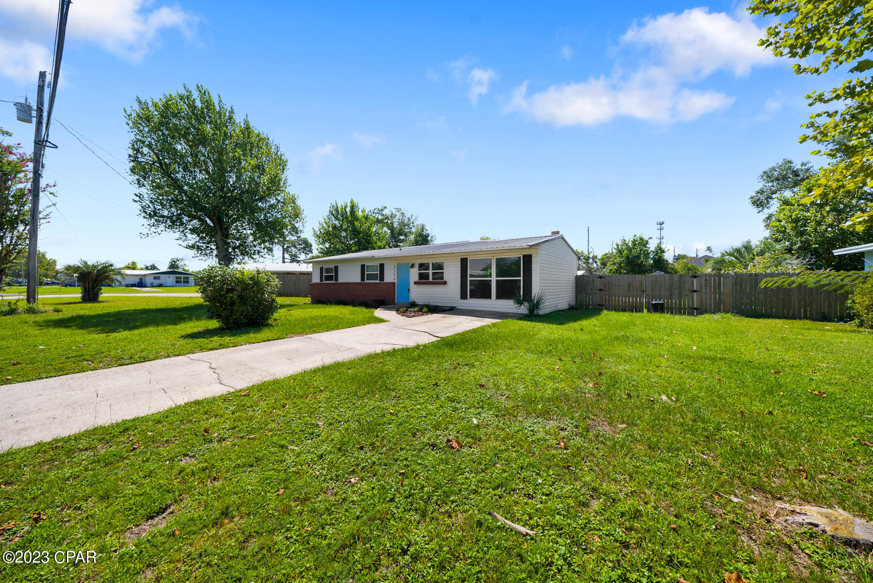 **Available Now!** 

Welcome to your new home at 3103 W 21st Court, a charming 2 bedroom, 2 bathroom property nestled in the heart of Panama City. This pet-friendly home is vacant and ready for immediate move-in.

The home boasts a spacious, fully fenced backyard that spans approximately a quarter acre, offering plenty of room for outdoor activities, gardening, or simply enjoying the Florida sunshine. Your furry friends will love the space to roam and play.

Inside, you'll find a newly renovated kitchen complete with modern finishes and fixtures. The primary bathroom has been updated with a brand new tub, perfect for unwinding after a long day. The open floor plan and natural light create a warm and inviting atmosphere throughout the home.

The second bedroom offers a cozy space that is perfect for a home office or study. With ample natural light and a quiet ambiance, it's an ideal setting for working from home or pursuing personal projects.

One of the best features of this rental is that the rent covers both yard care, pest control and electricity, providing you with hassle-free living and more time to enjoy your new home.

Don't miss out on this opportunity to live in a beautiful, well-maintained home in a fantastic location. Contact us today to schedule a viewing.