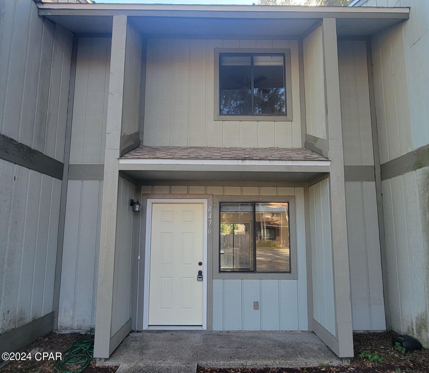 Lovely & well maintained 2 bedroom, 1.5 bath townhome. Freshly painted inside.  Updated cabinetry in the kitchen & bathrooms. Plank flooring downstairs, carpet upstairs. Equipped with- refrigerator, range, dishwasher. Small privacy fenced backyard. No utilities included.  Convenient to Tyndall Air Force Base as well as shopping, restaurants, and schools. NO PETS. Application required. Call to schedule tour.