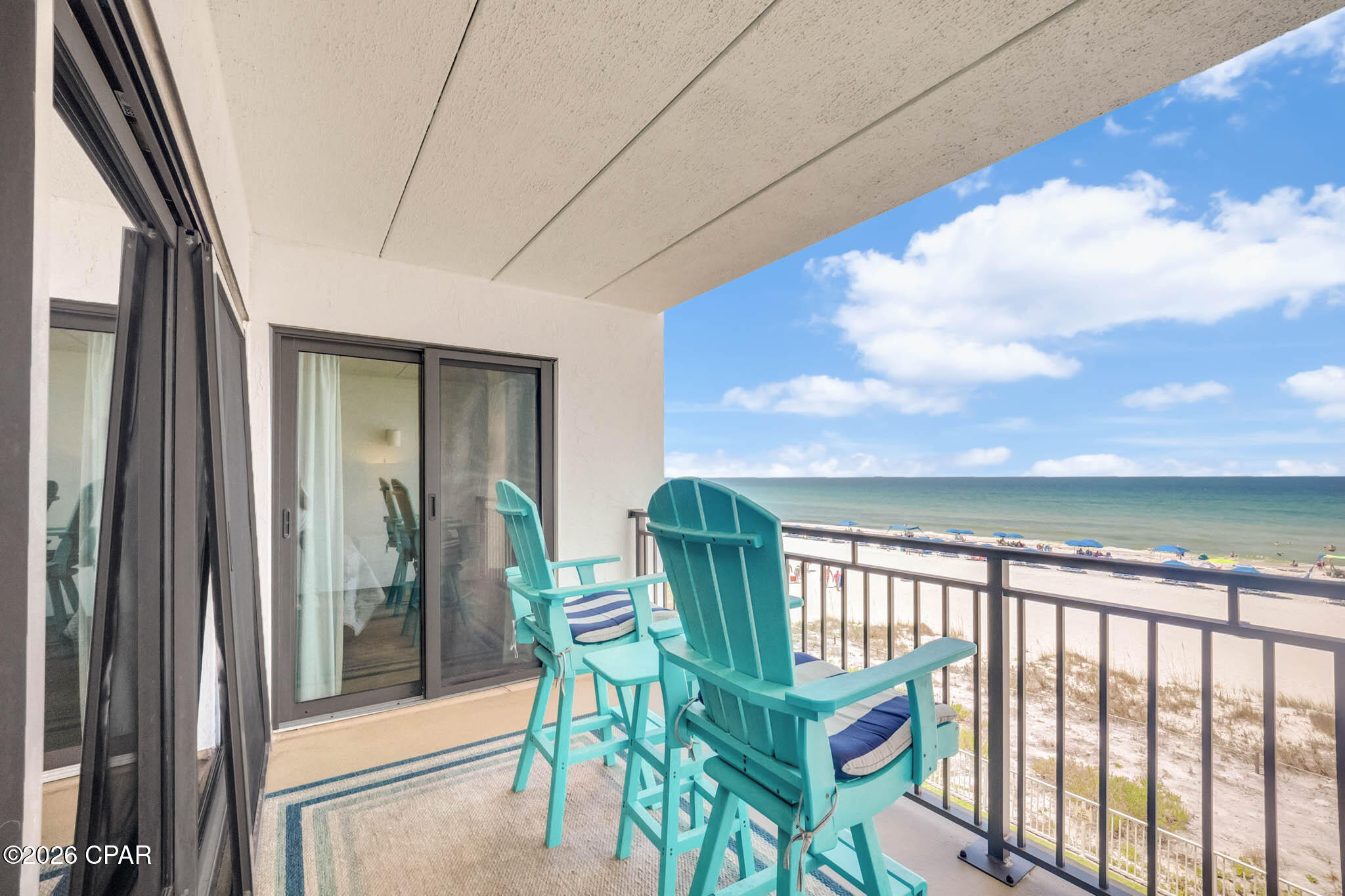 Rare opportunity to own a beachfront condo at Gulfgate! These highly desirable 2-bedroom, 2-bath units with Gulf front master doesn't come on the market often, making this an exceptional opportunity for both investors and beach lovers alike.

Located in one of Panama City Beach's sought-after low-density, mid-rise Gulf-front communities, this stunning condo offers breathtaking Gulf views, direct beach access, and the quieter, less crowded atmosphere today's vacationers are searching for. The spacious floor plan features an open living area, generous bedrooms, and a private Gulf-front balcony the perfect place to take in unforgettable sunsets over the emerald waters.

This condo offers excellent short-term rental potential, whether you're looking to expand your investment portfolio or own a vacation home that helps generate income while you're away. Gulf Gate has completed its recent milestone inspection updates and remains in good standing with current Florida building and legislative requirements, giving buyers added peace of mind. Quarterly HOA dues are $3,294.

With renovated beachfront inventory becoming increasingly limited and Gulf Gate condos rarely becoming available, this is your chance to secure a piece of paradise in one of Panama City Beach's most desirable beachfront communities. Schedule your private showing today before this rare opportunity is gone.