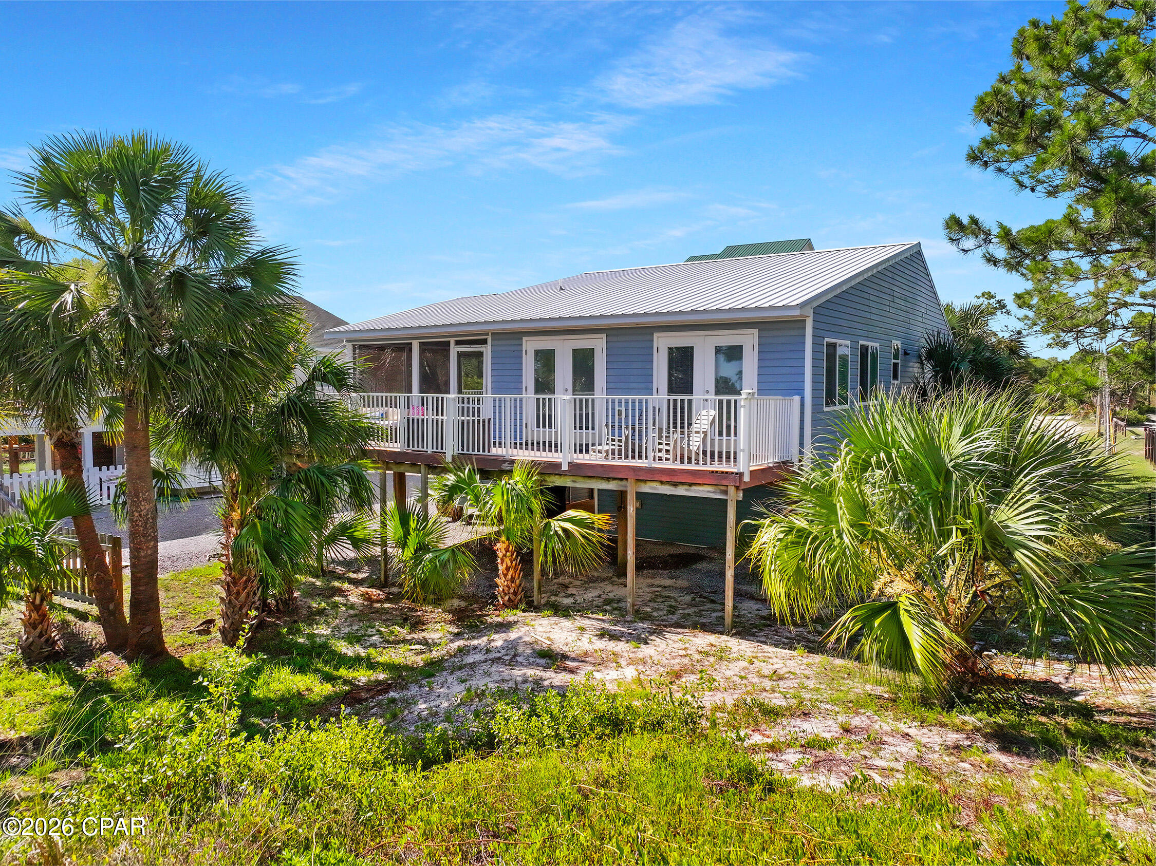 Best Priced Gulf Front with PROVEN RENTAL NUMBERS!!! This 3-bedroom, 3-bathroom beach house is a rare gem nestled on the South Cape, offering breathtaking Gulf front views and an immediate rental history. Whether you're seeking a serene escape or a savvy investment, this property is your gateway to paradise. Enjoy the beauty of luxury vinyl plank flooring that seamlessly flows through the expansive open-concept living area. Cook and entertain in style with high-end stainless steel appliances, solid surface quartz countertops, and rich cherry cabinets that exude timeless elegance. The family room features Gulf front facing windows that bathe the space in soft natural light, offering endless picturesque views. Luxurious Two primary bedrooms come with ensuite bathrooms, providing privacy and comfort. A third guest bedroom is conveniently located near the hall bathroom. House also has an unfinished storage area that could be transformed into additional living space if desired. This property is not just a home; it's a lifestyle. Embrace the tranquility of beachfront living while enjoying the benefits of a proven rental income.