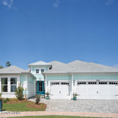POPULAR TRINIDAD BAY FLOOR PLAN LOCATED ON A CORNER LOT!!  WELL APPOINTED WITH DESIGNER UPGRADES. THIS HOME FEATURES 3 BEDROOMS WITH 3.5 BATHROOMS.  OPEN CONCEPT LIVING AREA WITH LAMINATE AND TILE FLOORS THROUGHOUT COMPLIMENT THE UPGRADED CABINETRY AND QUARTZ COUNTERTOPS.  THIS HOME IS AVAILABLE FOR MOVE-IN SPRING 2026. *PHOTOS ARE OF MODEL NOT ACTUAL HOME BEING SOLD.