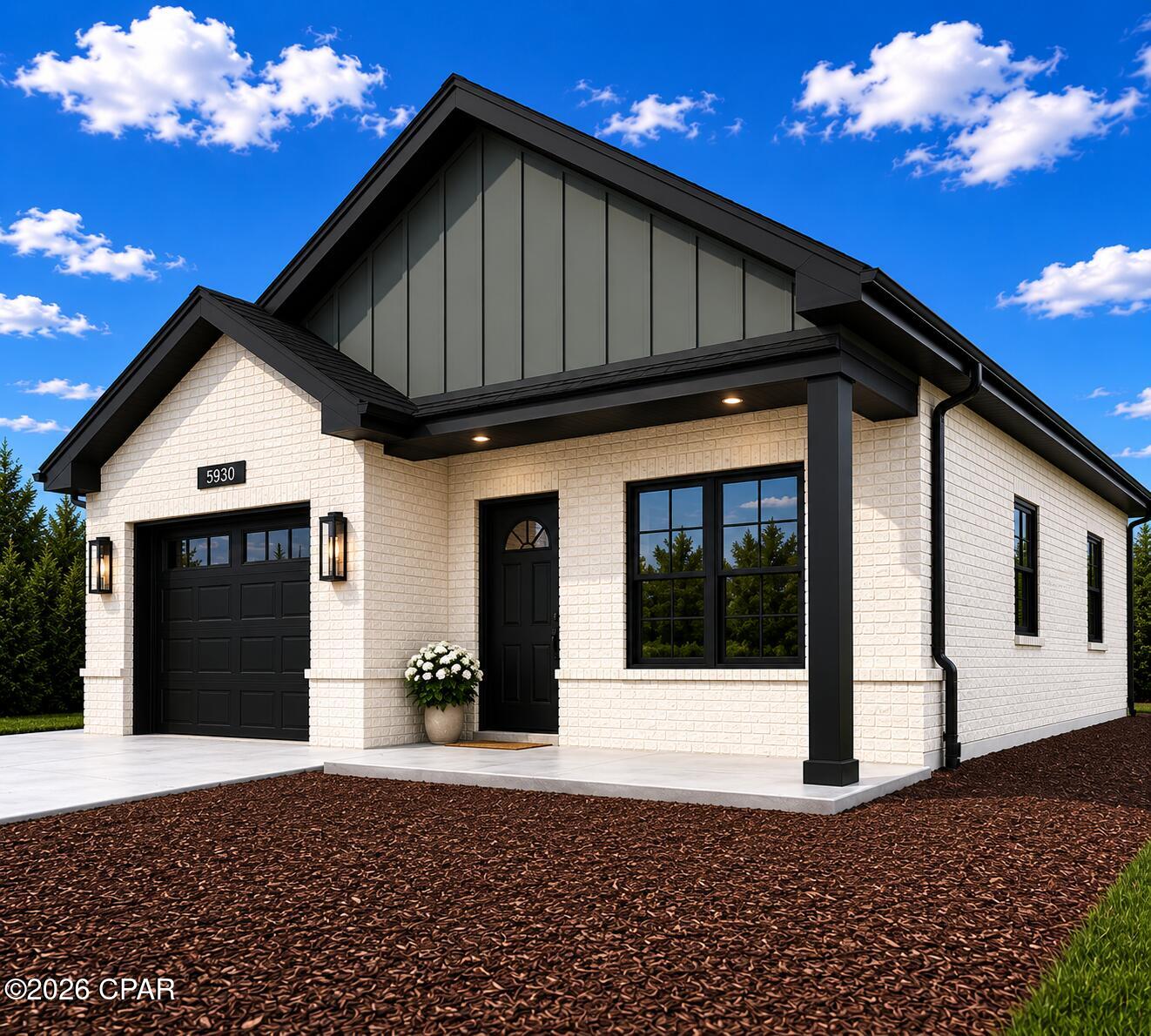 New construction by a local award-winning builder and featured builder in the 2026 BBIA Parade of Homes.

This thoughtfully designed home features 9-foot ceilings, 8-foot doors, custom kitchen cabinetry, quartz countertops, and a spacious primary suite with a double vanity, quartz counters, and a custom tile shower.

Situated on a .29-acre lot with no HOA, this home offers both quality craftsmanship and everyday convenience. Located just 5 minutes from Publix, Marco's Pizza, McDonald's, San Marcos Mexican Restaurant, and Starbucks, and only 10 minutes from the heart of Panama City.

Photos are renderings based on previous builds of this floor plan and are for illustrative purposes only. Actual finishes, colors, and features may vary.