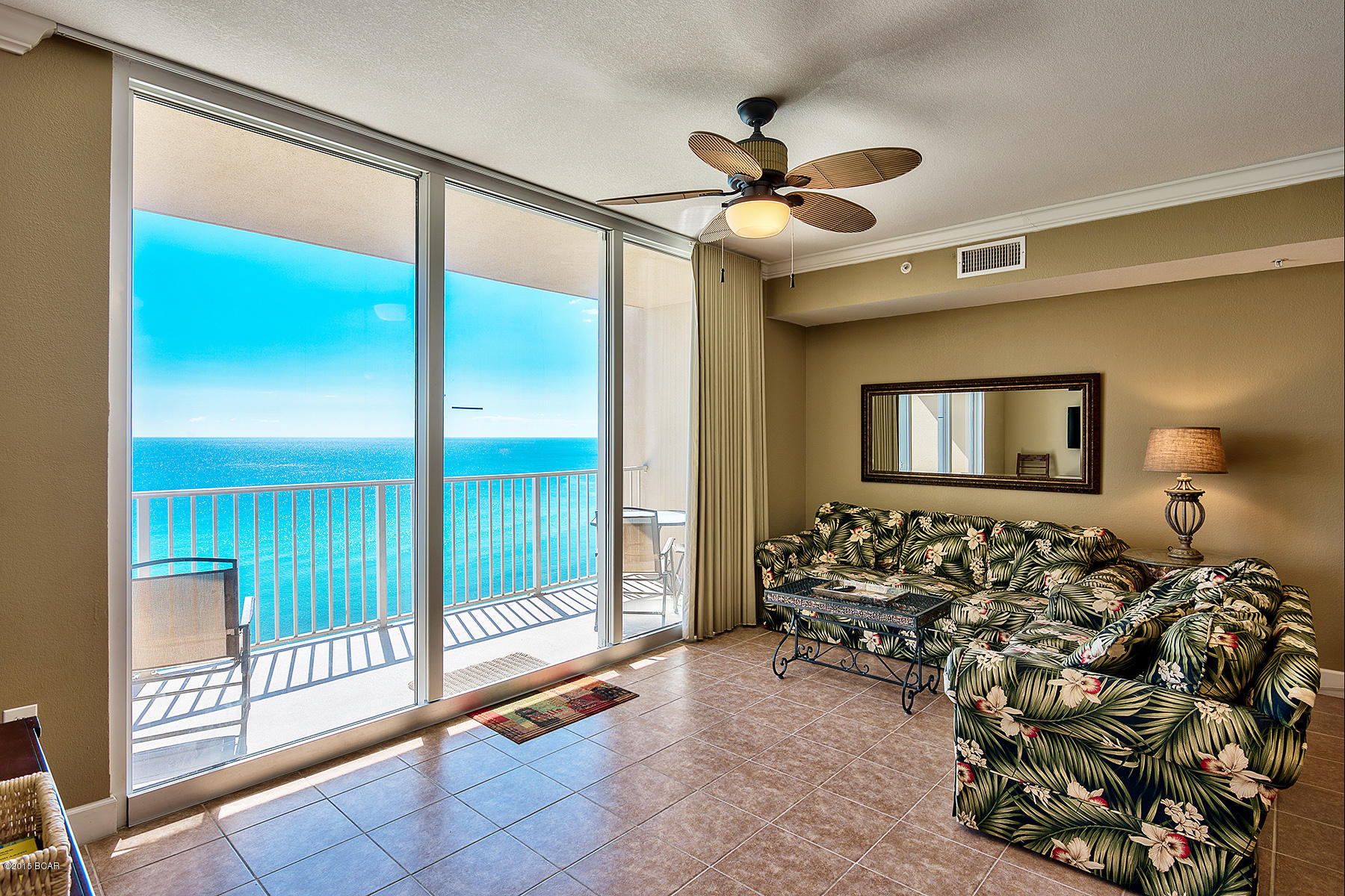 LOCATION. LOCATION. LOCATION. This Tidewater unit is located at a great floor height to maximize your view and features 2 bedrooms, plus a bunk room and 3 bathrooms. This unit is being sold fully furnished, sleeps 8 and is turn key! Tidewater is located in one of best locations on the beach. It is the closest building to the International Airport and 1/4 of a mile to Pier Park! Tidewaters amenities bring renters back year after year. The amenities include 2 outdoor gulf front pools, 1 indoor heated pool, 2 game rooms, 1 restaurant, a convenience store, a huge beach front fitness center, movie theater, 4 hot tubs, saunas, steam rooms, conference room, cover parking, a computer lounge, library/game area, beach chair service and a beautiful owners lounge located on the 30th floor.