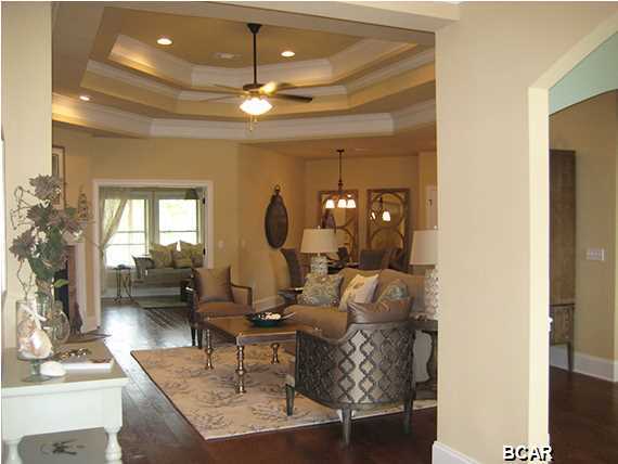 The Cynthia plan is a very open all brick plan with distinctive arches and angels throughout with a very spacious study that has a large bay window. Upon entering the foyer you will find the dining room which is accented with large arched opening and a 12 ceiling. The master has a sitting area with a door to the covered patio and an on suite with everything; garden tub, shower, huge walk in closet and a water closet. The secondary bedrooms are on the opposite side of the home and are divided with a large hall bath and the laundry room. We offer a bonded 10 year structural warranty.