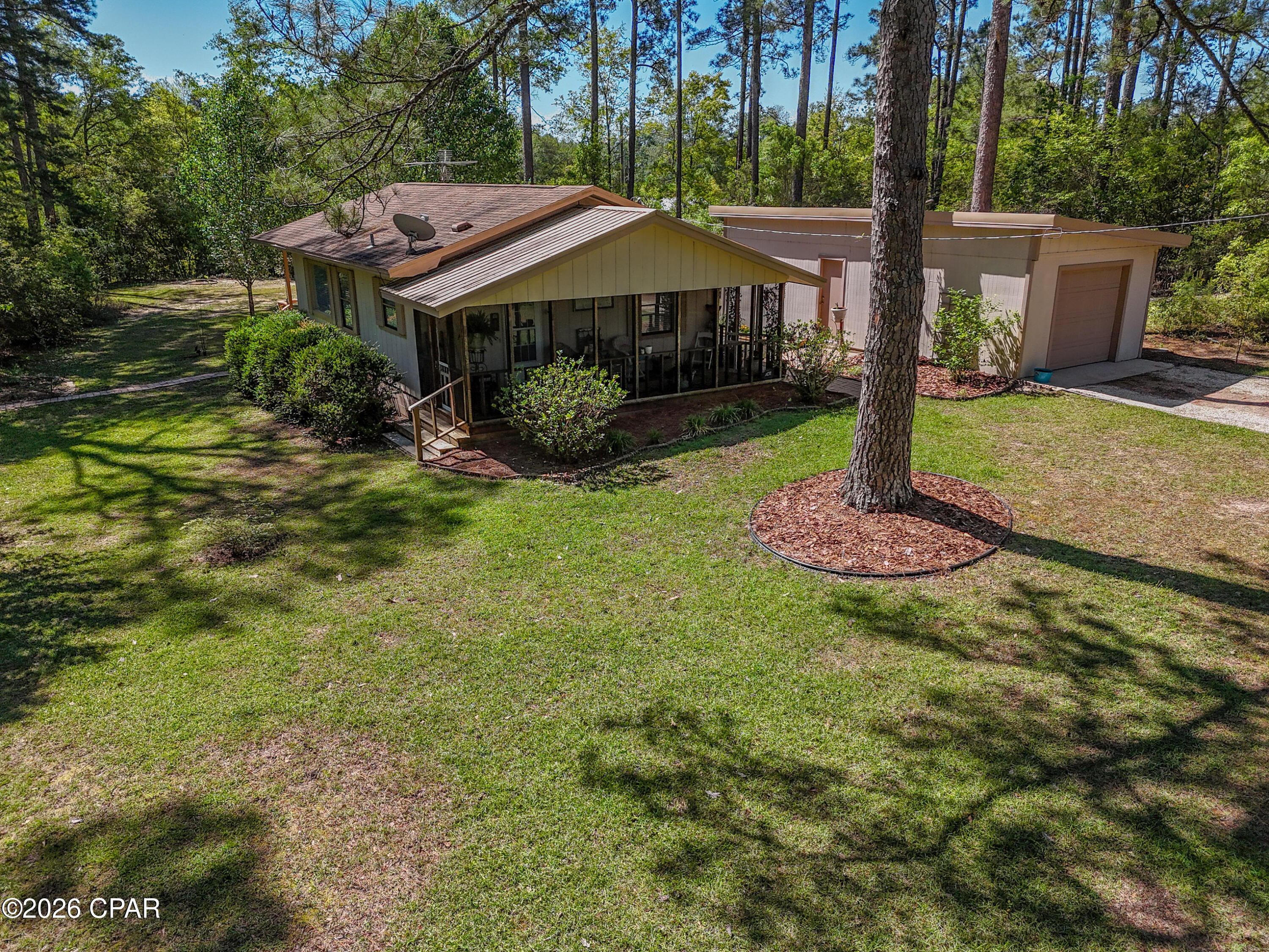 CURRENTLY UNDER CONTRACT, SELLER WILL CONSIDER BACKUP OFFERS

Golf Retreat in Dogwood Lakes Golf Community!
This charming 2-bedroom, 1-bath home has been updated throughout and is move-in ready. Perfect as a golf getaway or a full-time residence, it offers the best of both worlds in the desirable Dogwood Lakes Golf Community.

Inside, you'll love the modern upgrades including beautiful marble kitchen countertops, a double oven, LVP flooring throughout, and a spa-like tiled shower.

The home sits on a large yard filled with fruit trees and bushes -- lemon, blueberry, blackberry, scuppernong, kumquat, and banana -- giving you fresh produce right outside your door. It also features a large workshop, perfect for hobbies, storage, or projects.

After a round of golf, relax by fishing in the community's large lake, which is known for its trophy-worthy bass.

Don't miss this rare opportunity to own a fully updated home in this sought-after golf community at an incredible price!