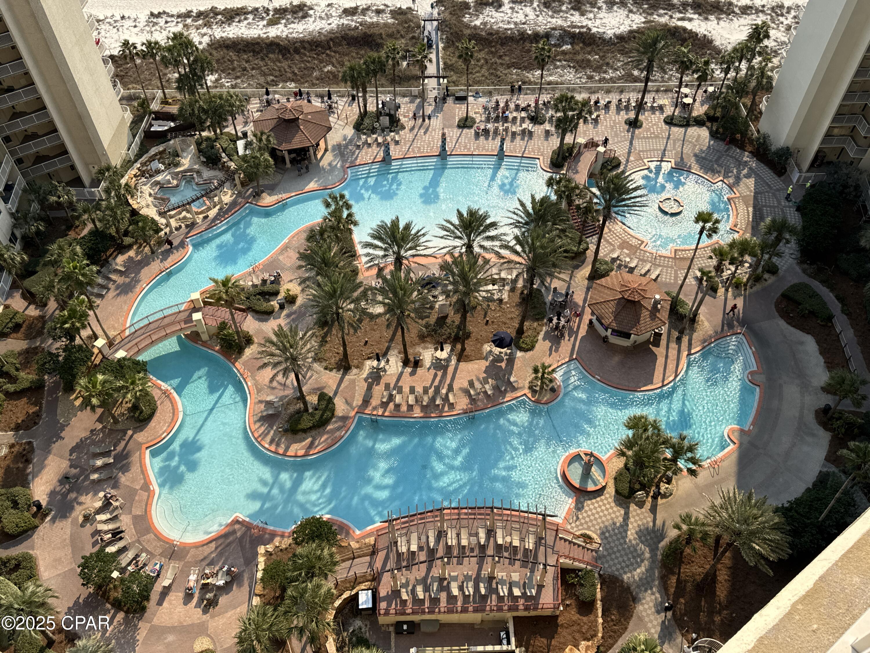 CURRENTLY UNDER CONTRACT, SELLER WILL CONSIDER BACKUP OFFERS .....  TILED THROUGHOUT AND PRICED TO SELL!   This is the ''C'' plan that is a 2bd/2bth plan with the double balcony.   GULF-FRONT MASTER BEDROOM AND GULF-FRONT LIVING ROOM.  Bunk room and master bathroom both have had door added.  Great views to the pool and the gulf.  Some TLC needed, but a great price.  BALCONY REPAIRS HAVE ALREADY BEEN COMPLETED!
