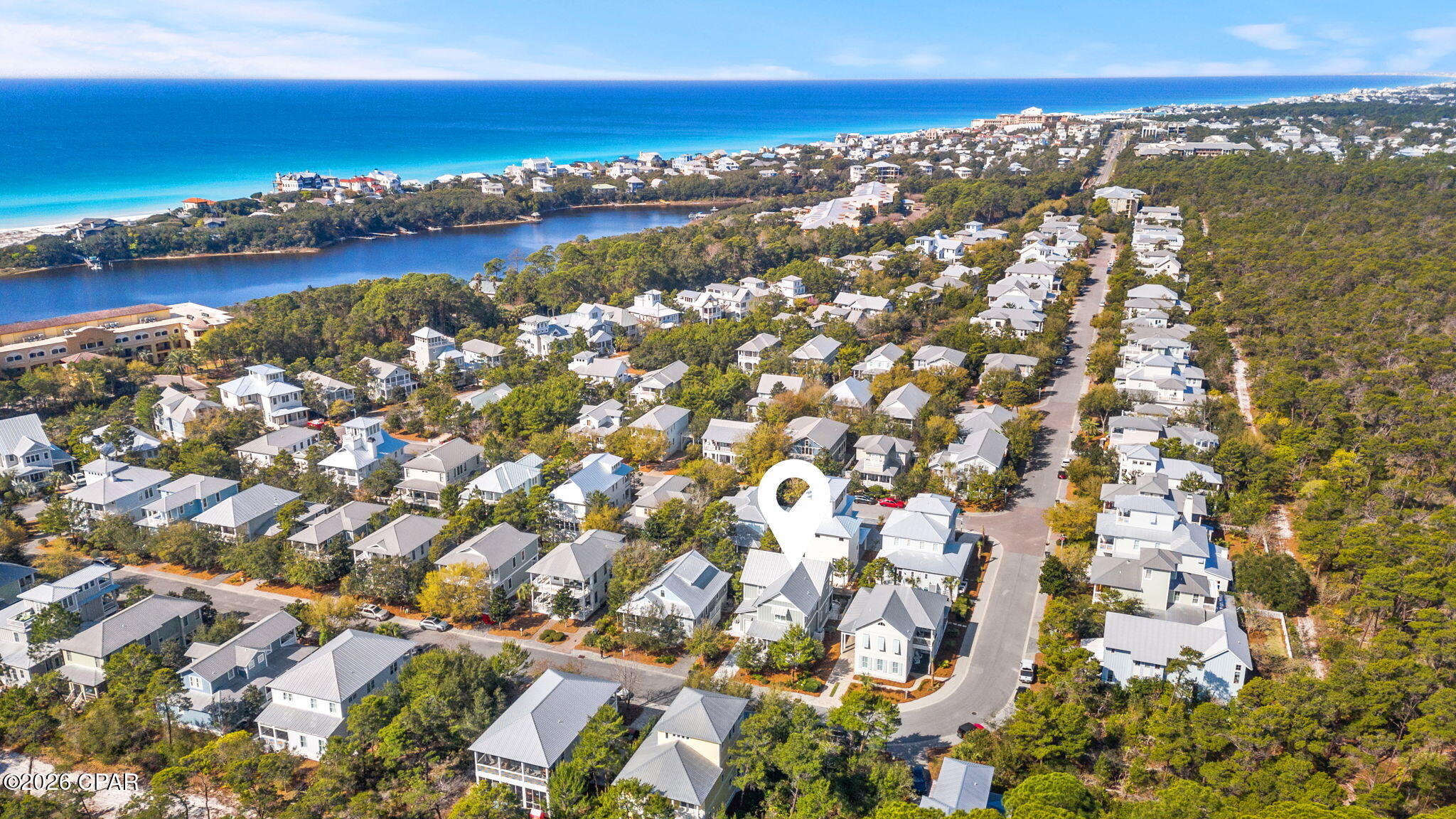 If you haven't heard of the Preserve at Grayton Beach that's because...it's kind of a secret. Discrete gated entrances. Dedicated beach access. Tucked away among privacy pines and forest. This neighborhood pairs seclusion with convenience to many of 30As treasured spots. 
133 Morgan's Trail offers a cared for residence that shows its style and appeal with modern coastal appointments with recent driveway and landscape updates offering a luxurious welcome and pristine outdoor space. With four bedrooms, four and one-half bathrooms, across over 2,800 square feet, it is spacious, yet cozy for guests and families to gather in your home for time spent together along scenic 30A.