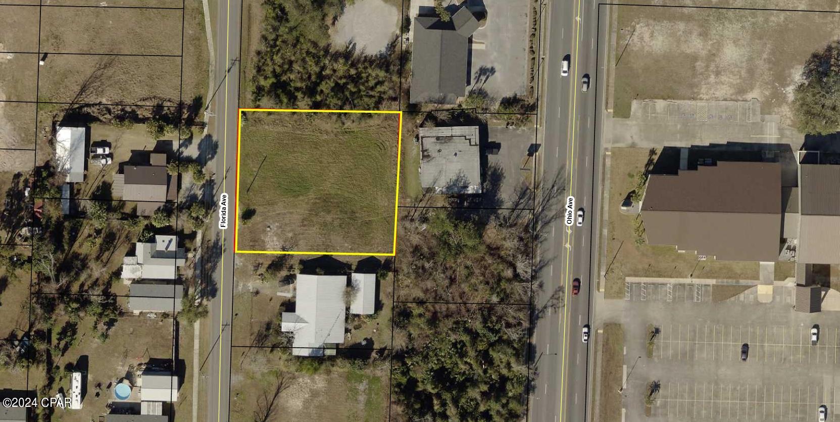 Three building lots totaling .516 of an acre in the heart of Lynn Haven.  This property is cleared and ready for your build.  Florida Ave is a mixed use road and is a great location for residential, multi family and commercial properties.  The property is right around the corner from the beautiful new Lynn Haven City Hall, Sharon Sheffield Park, Leslie Porter Wayside Park & Boat Landing, A.L. Kinsaul Park, shopping, restaurants and more.  This is a fantastic price for a half acre lot in the heart of Lynn Haven.