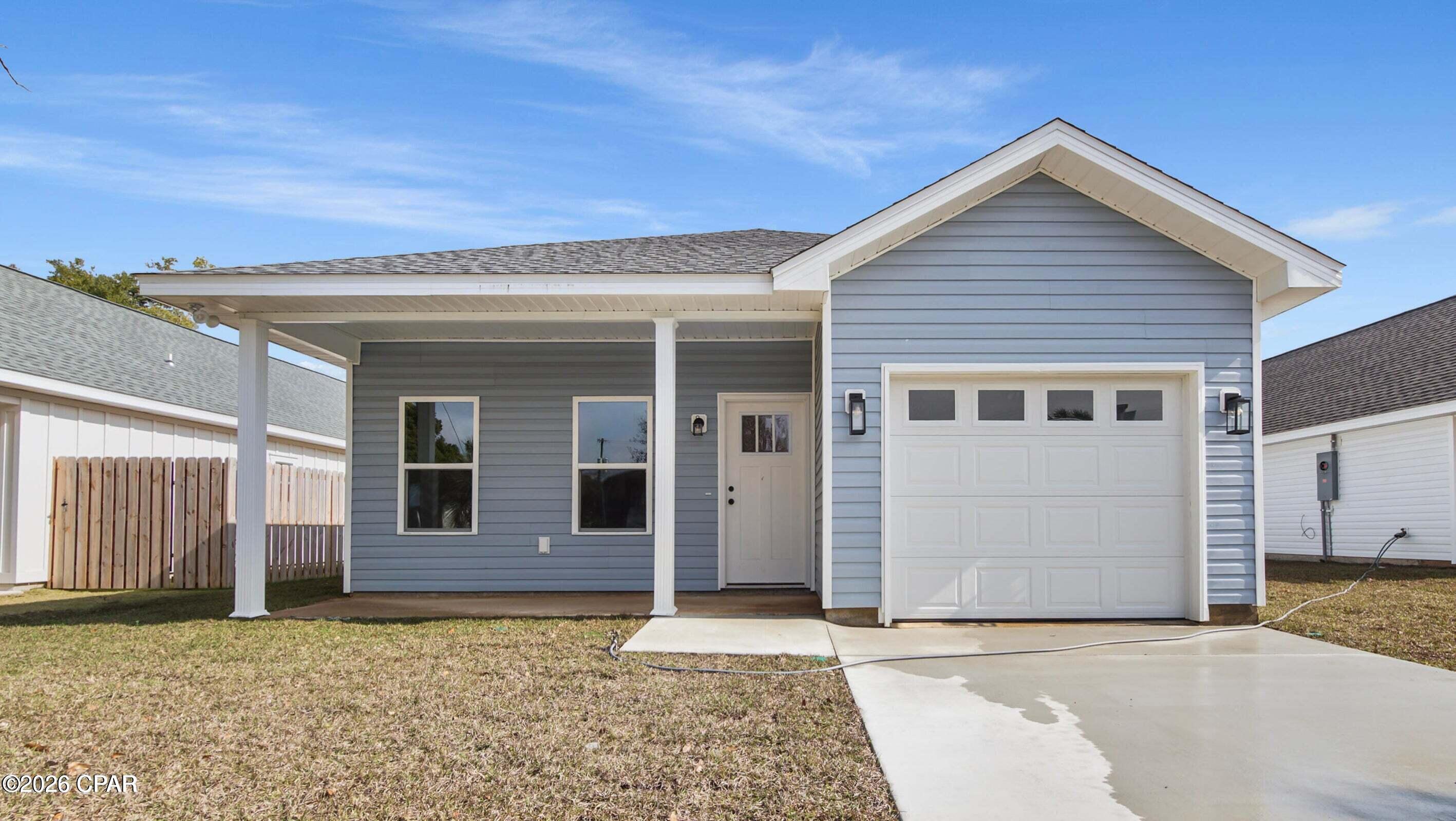Welcome to the ''BEECH'' floor plan! This beautiful 3 bedroom/ 2 bathroom NEW construction home is conveniently located in NO HOA close to shopping, restaurants and more. Interior features to include 9 ft. ceilings and luxury vinyl plank flooring throughout; Inside you will find a spacious open concept living room with tray ceiling overlooking the kitchen. Kitchen features a kitchen island/breakfast bar, pantry, and stainless steel appliances. Leading past the kitchen sits full guest bathroom featuring shaker style cabinetry and tub/shower combo; Two secondary bedrooms and master bedroom. Master bedroom and en suite feature a tray ceiling, double vanities, tile shower, and walk-in closet. Exterior showcases a covered front and back porch. Call to schedule your private showing today! All Measurements approx. buyer to verify if important