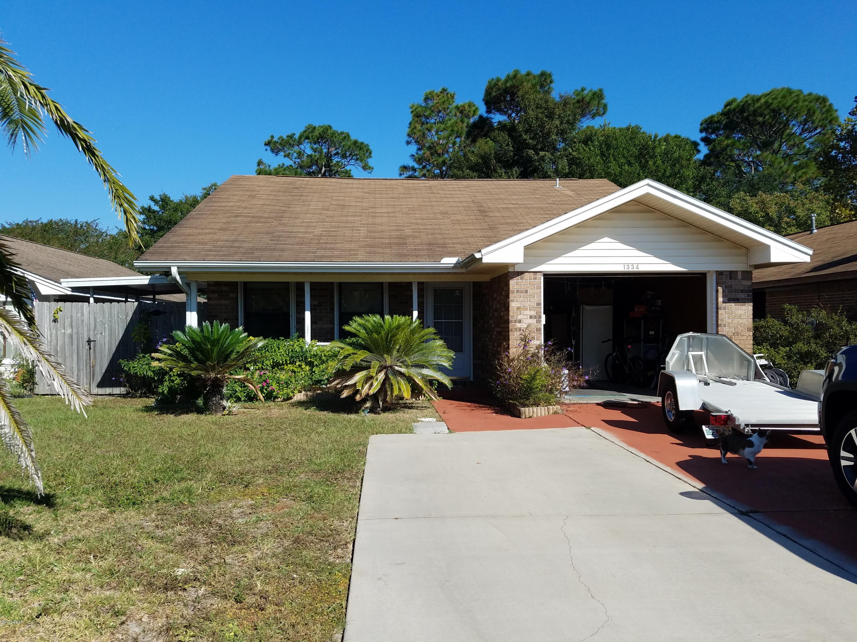 Cute 3 bedroom/2 bath home in Forrest Park with garage and privacy fenced back yard.  Located close to everything!!  You could not ask for a better location!  Nice size front and back yard with a patio area off the side door leading into the back yard.  Washer and dryer to stay with the property.  This home comes fully furnished!