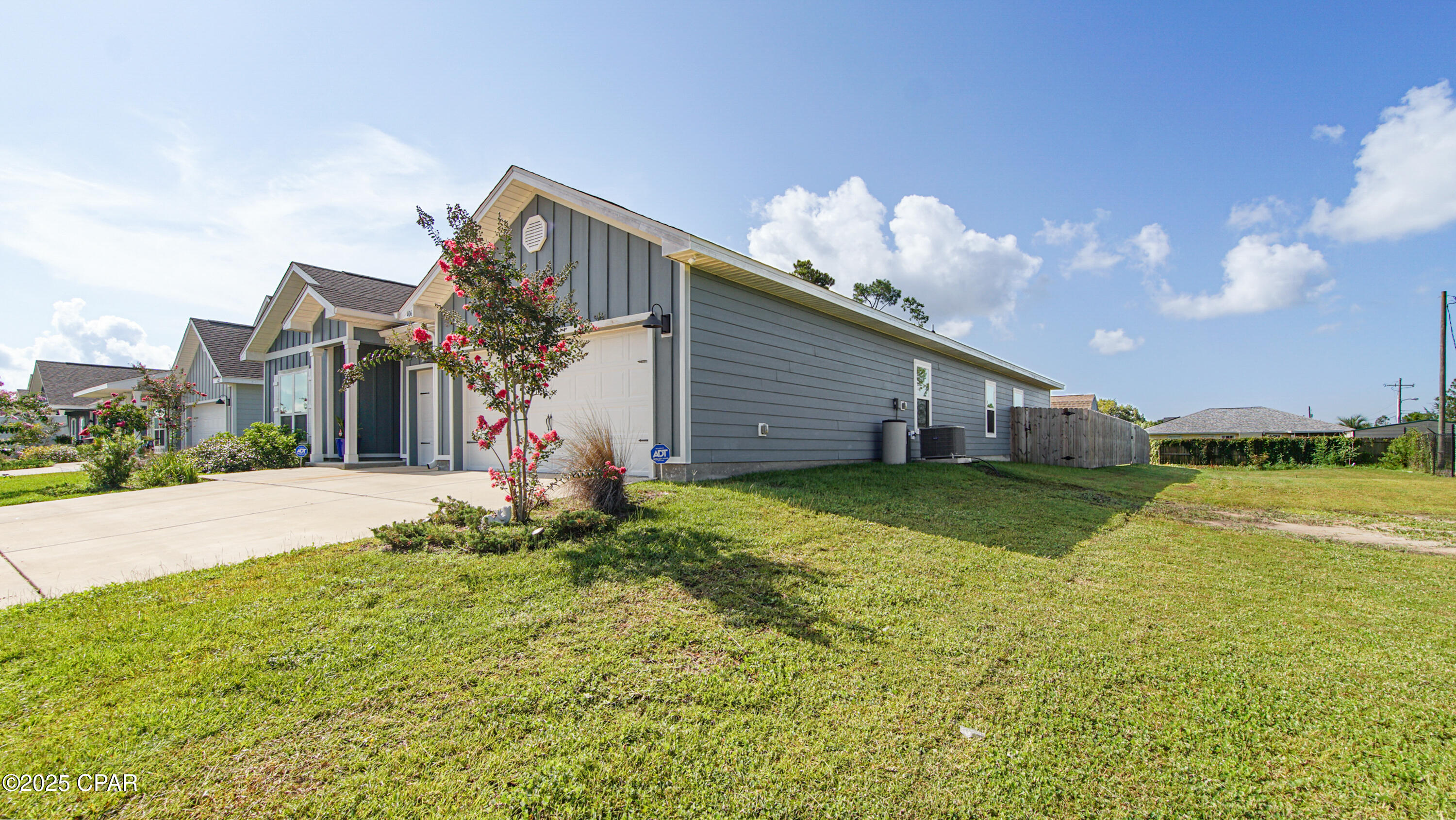 HOLD YOUR THUMBS, STOP SCROLLING! $$$$$$$$$$

Back on the market at no fault of the seller!

Seller is offering a $7,500 closing cost credit with an accepted offer PLUS a one-year home warranty!

Beautiful 4BR/3.5BA Camden model in Bridge Harbor offering over 2,800 sq. ft. of thoughtfully designed living space on a premium corner lot. This split floor plan features 10' tray ceilings, luxury vinyl plank flooring, an open-concept layout, and a screened lanai perfect for relaxing or entertaining.

The spacious kitchen includes a large granite island, stainless steel appliances, walk-in pantry, and water filtration system. The private owner's suite features a garden tub, separate shower, and oversized walk-in closet, while a separate guest suite provides added privacy.

Additional features include:

3-car garage
Smart home technology & security system
Hurricane-ready plywood
HOA-approved Graceland lofted storage shed (matches the home)
Fenced backyard

Conveniently located just minutes from Tyndall AFB, Panama City Beach, and Mexico Beach. Bridge Harbor residents enjoy resort-style amenities, including a community pool, fire pit, BBQ area, and bay access.

Bonus: This home also offers an assumable 4.25% low-interest loan--an incredible opportunity in today's market!