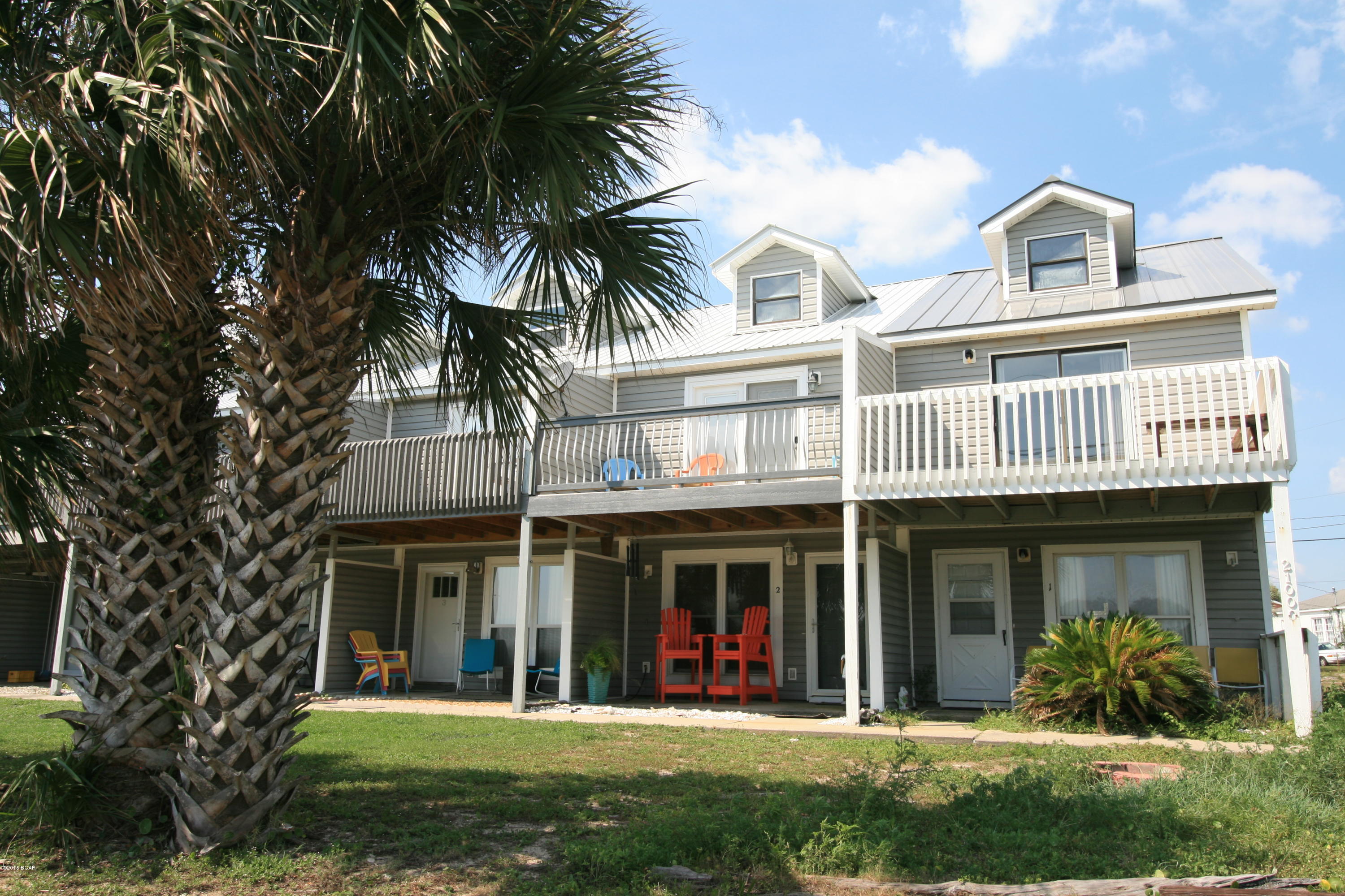 Directly across from the Sunnyside Dedicated Beach on the desirable West End!Beautiful 2 Bedroom, 3 Bath town home! Watch the sunset from your deck! You will always have those views! No HOA Fees! Completely renovated! Just in the last couple of years the Owners have installed new: metal roof, Trane AC Unit, extra insulation in attic, refrigerator, tile flooring downstairs, wood stair treads, carpet upstairs, Tankless water heater, storm doors, countertops, faucets, crown molding. They also painted throughout, the washer and dryer were relocated downstairs, they scraped and refurbished the ceilings and the list goes on and on! Unit is mostly furnished. There is an exclusion list. If any details or dimensions are important to you, please verify.