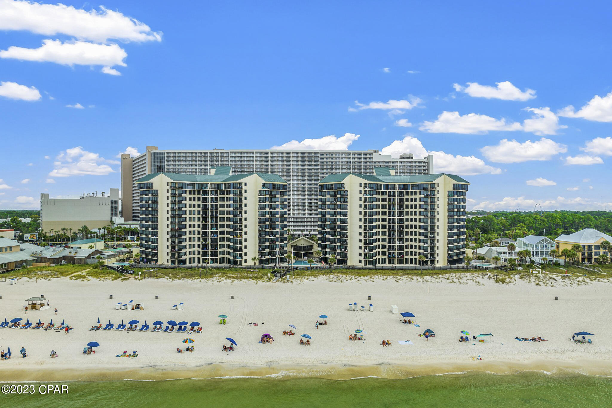 Enjoy endless breathtaking views of the Gulf Of Mexico from the private balcony of this Sunbird Condo! This 1BR/1BA unit is being sold fully furnished and rental ready.  The unit has been updated; the kitchen provides all the conveniences of home, the bedroom has a queen size bed and the spacious bathroom includes a tub/shower combo. The living room boasts a queen sleeper sofa for extra sleeping room. Sunbird Condominiums is a gated complex that has went through a beautification process with all new composite decking throughout the complex, new balcony railings, new hurricane impact windows, all 3 pools newly restored and a tiki bar! Come and get your next investment property with the most spectacular views and  dedicated beach access TODAY!