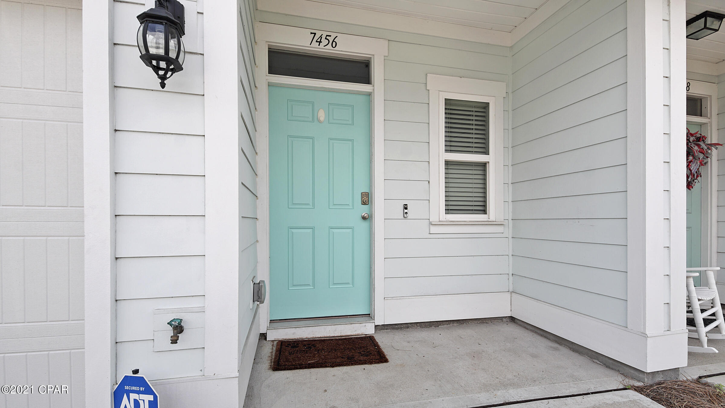 Fully furnished townhome w/gorgeous community pool! Come enjoy the maintenance free lifestyle of Hathaway Townhomes w/yard & trash service provided! As you walk in you'll love the luxury vinyl plank flooring & overall spaciousness of the home. Downstairs features a large kitchen w/granite counter tops & stainless steel appliances, enormous living room w/ dining area & a half bath. Upstairs you'll find an extra large master suite w/inviting bathroom featuring double sinks, walk-in shower & linen storage. The other side of the upstairs boasts a laundry room w/full size washer and dryer, spacious full bathroom & two bedrooms that have nice size closets. This townhome is minutes to the beach, Pier Park, restaurants, & more!