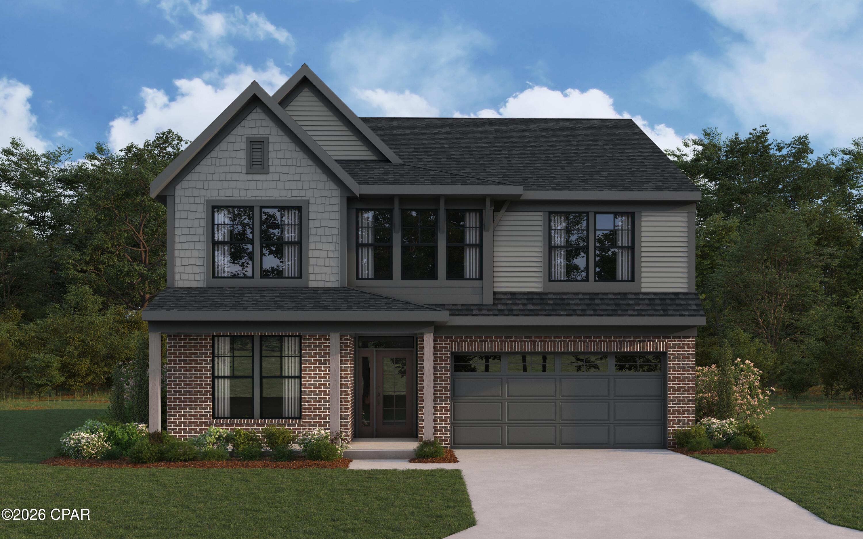 New construction by Fischer Homes in the beautiful Salt Grass at Ward Creek community, featuring the stunning Ivy design. This unique plan offers 4 bedrooms 3 full baths, and 1 half baths. The expansive family room is the perfect gathering space. Spacious open kitchen with a large island and walk-in pantry connects to the morning room, that walks out to the patio. The owner's suite is on its own level and features a spacious private bath and oversized walk-in closet. Included is a versatile recreation room that can be customized into a guest suite. The spacious 2-bay garage completes this exceptional home.