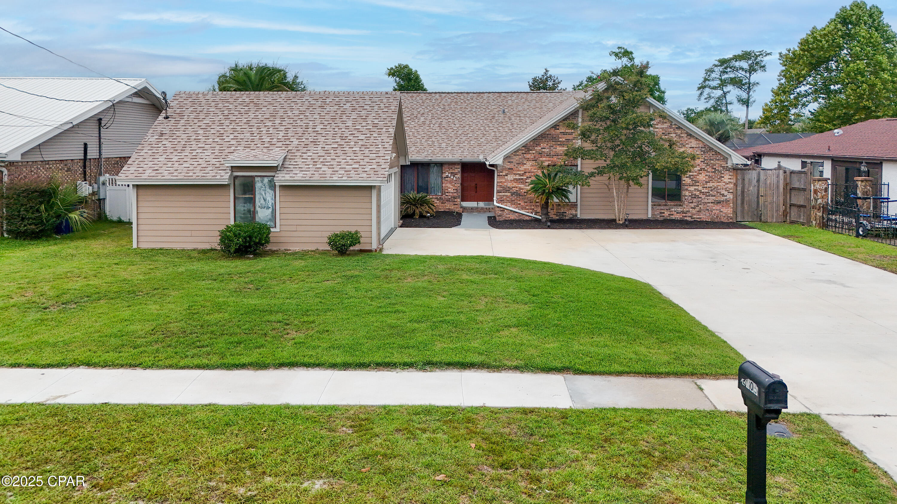 Welcome to 2805 Fairmont Drive, nestled in the highly sought-after established community of Forest Park East.  This beautiful 4-bedroom 2-bathroom POOL home has everything that you have been looking for. The kitchen has beautiful cabinets, with soft close doors, and granite countertops along with stainless steel appliances. There is a separate Dining room along with a breakfast room.  The three guest bedrooms are very spacious.  with plenty of storage. The Owner's bath has been completely updated with new vanity and shower door.  The spacious vaulted living area is great for entertaining guests or hanging out with the family around the fireplace.  The large, fenced backyard area has an inground pool, for all your summer fun.  There is a storage shed to hide away all your pool items. and lawn equipment.  Lots of room on this large property to make it your own. The outdoor updates include new Hardy siding, and extended driveway that can accommodate up to 8 cars. This location is located just minutes for all your dining, shopping and entertainment fun. Short 15 minutes from the white sandy beaches. Schedule your showing today. Verify all measurements if important.