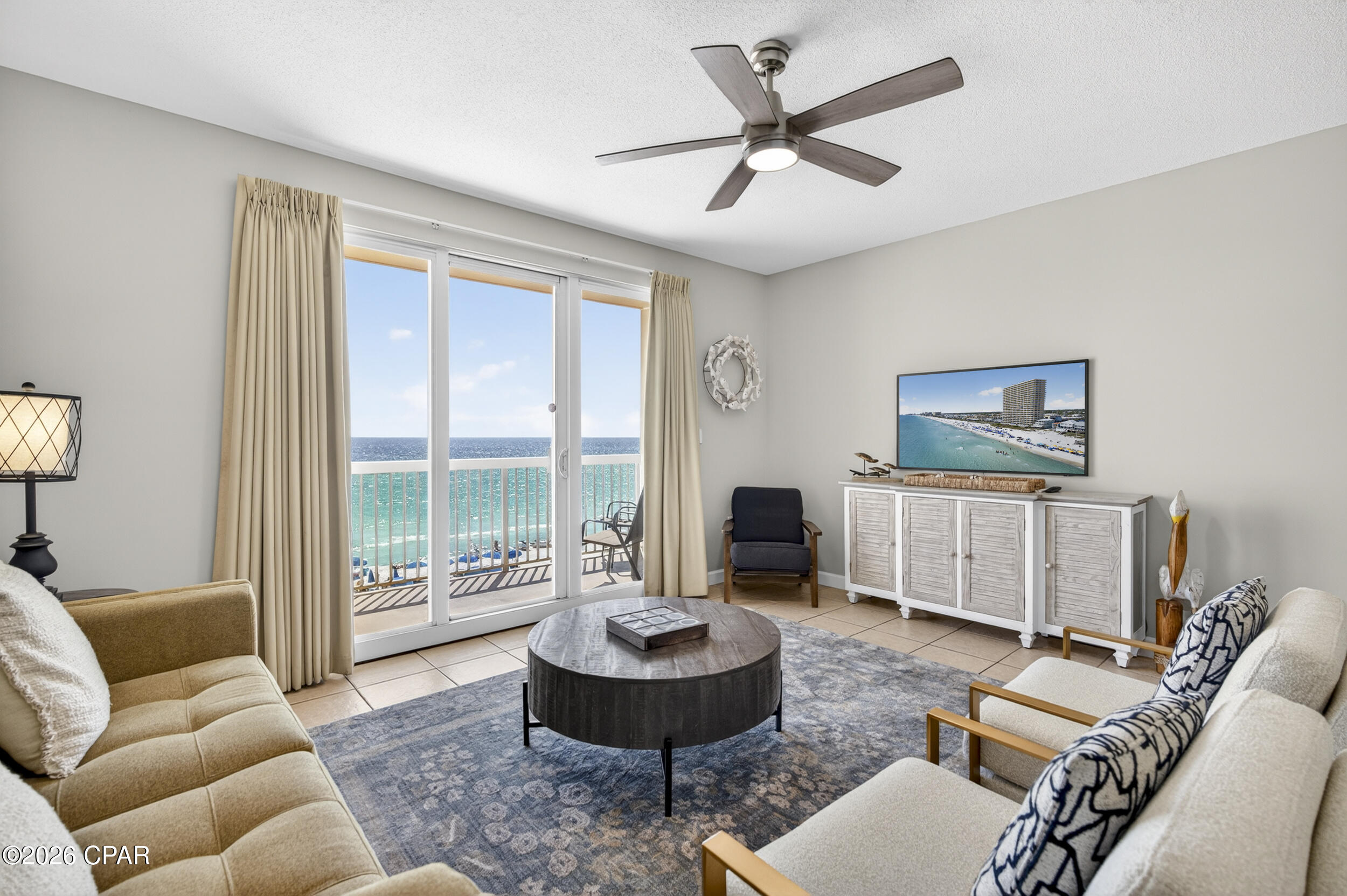 There is no other gulf-front building in Panama City Beach where your electric bill is zero. Seychelles is it.

Unit 404 sits on the fourth floor with a direct gulf view. One bedroom, two full baths, and hallway bunks that sleep the whole group. Fully furnished and move-in ready.

Here's what makes Seychelles different from every other building on this beach: electricity is included in the HOA fee. Not water. Not trash. Electric. That means no summer AC bill, no winter heating bill, no utility surprise -- ever. For a vacation home owner, that's simplicity. For an investor running short-term rentals, that's a cost structure no comparable can match.

The unit was completely refreshed in 2024 -- new furniture, new mattresses, new ceiling fans, fresh paint throughout, new dishwasher, new washer and dryer. It's in excellent showing condition and produced $32,000 in rental income in 2025 with the existing management program through Best Beach Getaways.

Total annual carry: approximately $14,117 (HOA $9,489 · taxes $3,862 · insurance $667 · AC service $99). Everything else is income or enjoyment.
