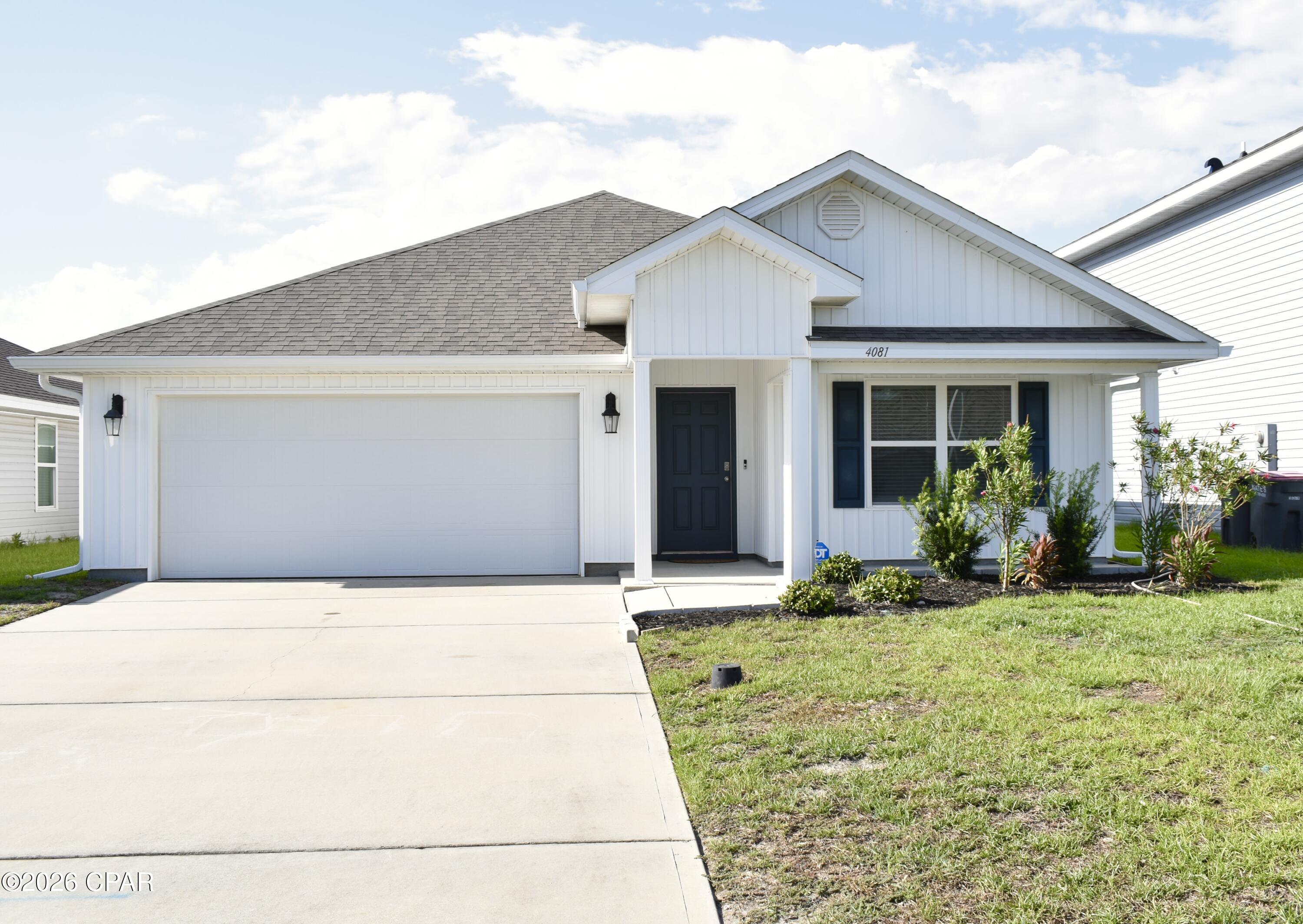 Beautiful 4-bedroom, 2-bathroom residence located in the established Brighton Oaks community in the heart of Panama City. Offering modern finishes, an open-concept design, and an unbeatable location, this home is a must-see!

Step inside to discover 10-foot ceilings throughout the main living areas and a 9-foot tray ceiling in the spacious primary suite. Luxury vinyl plank flooring, granite countertops, and stylish finishes create a bright and inviting atmosphere.The private primary suite features dual vanities, a soaking tub, a separate walk-in shower, and a generous walk-in closet. Enjoy outdoor living on the covered back porch overlooking the fully fenced backyard.

Conveniently located just 8 miles from Tyndall Air Force Base, this home is also close to shopping, restaurants, schools, recreational parks, Under the Oaks Park, the Callaway Recreational Complex, local boat launches, East Bay fishing, and the beautiful white-sand beaches of Panama City Beach.

To schedule a showing, simply text a photo of your driver's license and the property address to our office. We will arrange your showing within one business day.