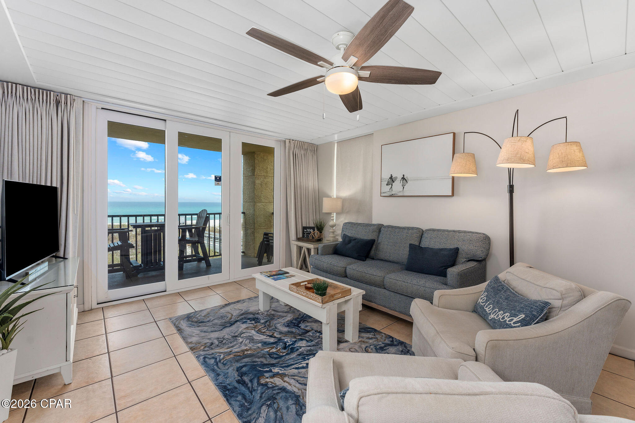 Coastal Getaway Just Steps from the Beach!!
Welcome to this beautifully updated 2-bedroom, 2-bath condo located in a private, low-density complex with peaceful surroundings and unbeatable beach access.  Situated on the second floor, this charming unit offers breathtaking views of the emerald waters and unforgettable sunsets from your private balcony, accessible from the living room and primary bedroom.  
Inside, you'll love the bright and airy open-concept floor plan with abundant windows that fill the space with natural light.  Recent updates include fresh interior paint and stylish shiplap ceilings, creating a fresh costal feel throughout.
This spacious layout includes: 2 large bedrooms, 2 full bathrooms, generous kitchen with ample storage and workspace, balcony with Gulf views, rental-ready for income or personal enjoyment. 
Whether you're looking for a vacation retreat, full-time residence, or investment property, this condo checks every box.
Located in Sunseeker, just steps from the famous Pineapple Willy's, and minutes from dining, entertainment, shopping, and all the best the beach has to offer. Don't miss your chance to own your slice of paradise!