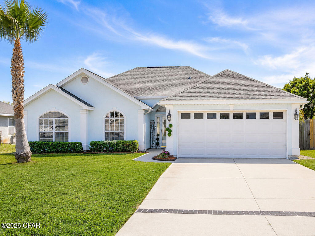 Welcome to your own slice of paradise in the highly sought-after East End of Panama City Beach! Nestled in a quiet cul-de-sac within a charming golf cart-friendly community, 426 Brady Way offers the perfect blend of comfort, convenience, and coastal living just minutes from the beach, marinas, dining, shopping, and entertainment.

This beautifully updated 3-bedroom, 2-bath home features a remodeled kitchen, updated primary bathroom, partially renovated guest bath, and brand-new carpet throughout. The spacious living area is highlighted by a cozy fireplace, creating a warm and inviting space for relaxing or entertaining.

Step outside to your private backyard retreat featuring an inground pool, privacy fencing, and an oversized paver patio designed for outdoor entertaining and enjoying Florida evenings year-round. The attached garage provides additional storage and convenience.

Ideal as a primary residence, second home, or investment property, this home is located in an area favorable for short-term rentals and offers the true coastal lifestyle that makes Panama City Beach so desirable.
