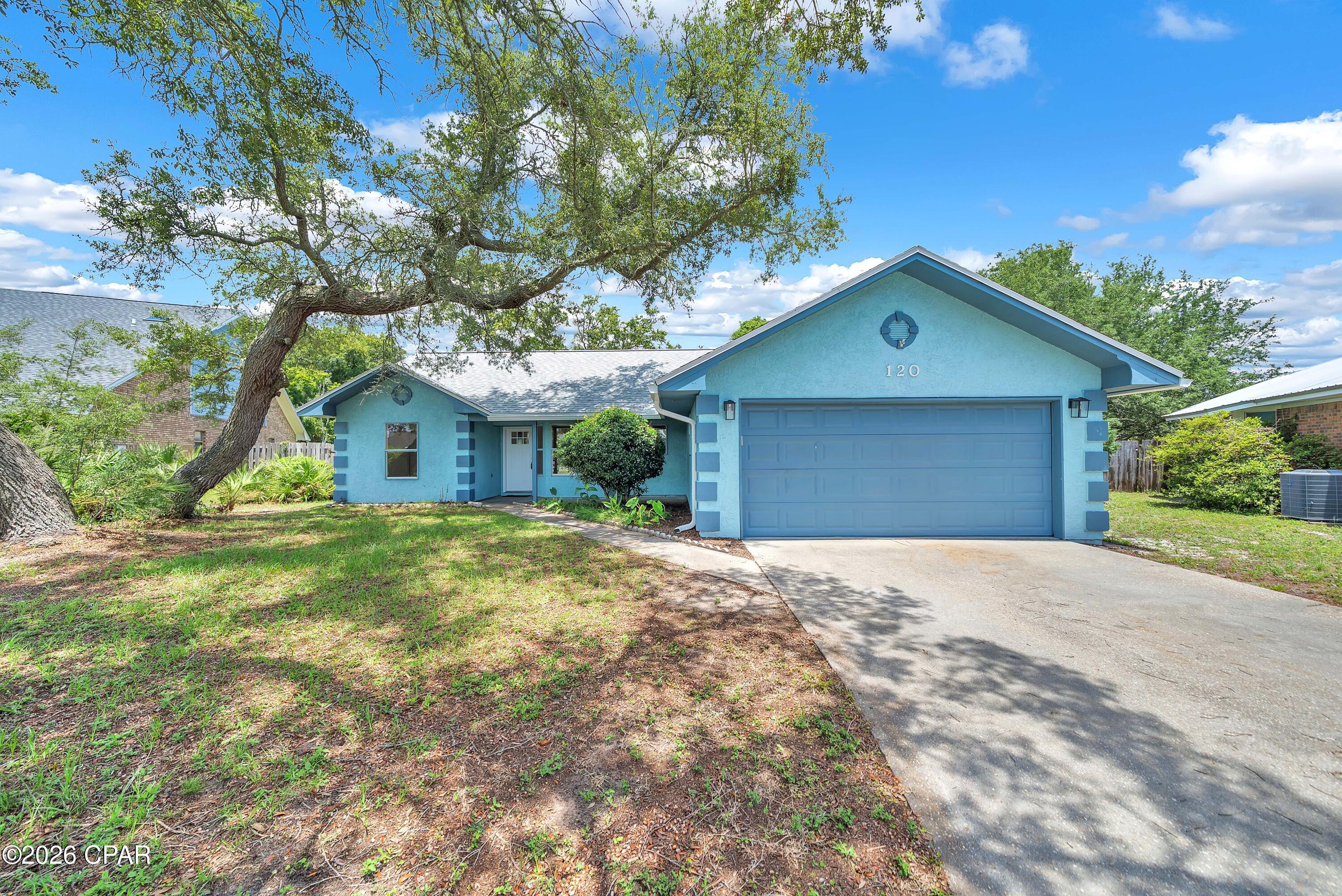 Welcome to 120 Oak Ridge Place - Your Coastal Retreat in Upper Grand Lagoon!

Step into charm and comfort with this beautifully updated 3-bedroom, 2-bath ranch-style home, nestled in the heart of Panama City's sought-after North Lagoon Oaks subdivision.

Interior Highlights:

Spacious 1,556 sq ft layout with a thoughtful floor plan and freshly painted

Luxury vinyl plank flooring throughout for a sleek, modern feel

Open-concept kitchen featuring granite countertops and stainless steel appliances

Cozy great room with a fireplace and abundant natural light

Updated bathrooms with stylish finishes

New HVAC air handler and ac unit

Bonus Florida room (not included in square footage) for extra relaxation space

 Exterior Features:

Freshly painted exterior with excellent curb appeal

Oversized fenced backyard--ideal for entertaining, gardening, or even adding a pool

Located just minutes from white sandy beaches, shopping, and dining

 Location Perks:

Situated in Upper Grand Lagoon, one of Panama City's most desirable areas

Short-term rentals allowed--perfect for investors or vacation homeowners

Easy access to N Lagoon Dr and Oak Ridge Pl

Listed at $360,000, this home offers the perfect blend of beachside living and modern upgrades. Whether you're a first-time buyer, seasoned investor, or looking for your forever home, 120 Oak Ridge Place is ready to welcome you.