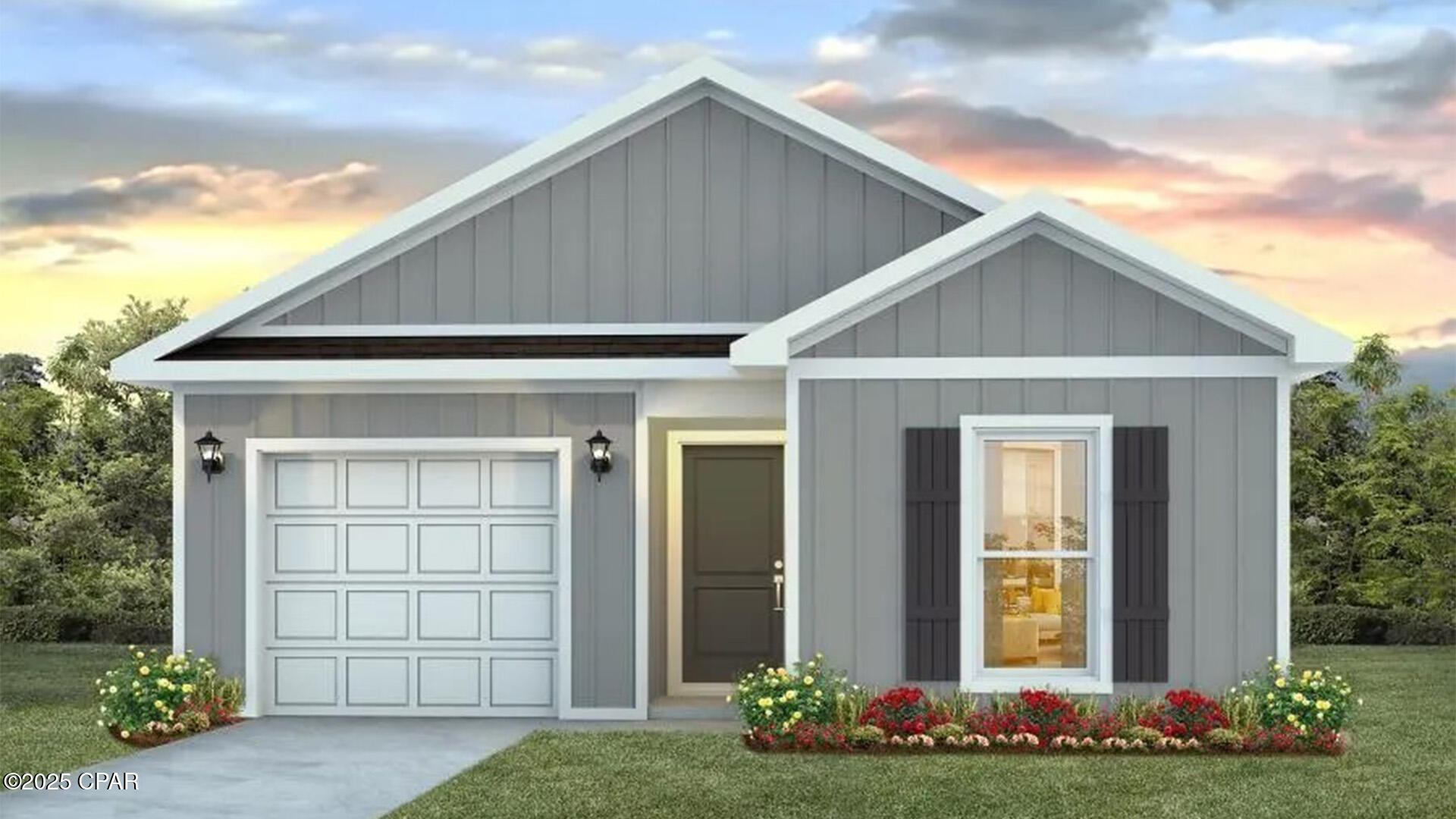 Welcome to the Bowen, a new floor plan located at Liberty in Panama City, Florida. The Bowen is a spacious single-story home floor plan just over 1,500 square feet with 4-bedrooms with 2-bathrooms, and a 1-car garage. Upon entering the front door, you will immediately notice the 9' raised ceilings met with an inviting foyer and hall leading to the second and third bedrooms; with a full bathroom tucked in between. Also, upon entering the home you will have immediate access to the single-car garage, storage, and your laundry room. Just beyond the garage is your fourth bedroom that could also serve as an office. Each bedroom offers plenty of space and sizeable closets for organization.

As you continue to the end of the hall, you will find the remarkable open layout of the dining and living area meeting a beautiful kitchen. The kitchen includes granite countertops, stainless steel appliances, beautiful white cabinetry, and a peninsula perfect for serving guests and for additional seating. With natural light and nearby back door and patio access, the living and dining area are integrated perfectly to complete this space for you and your guests to enjoy. This plan offers easy maintenance in the main living area and all bathrooms with our engineered vinyl plank flooring.

The primary bedroom is tucked away off the living area. The elegant sunlight beaming in, this suite offers a serene retreat with close access to the patio from the living area. The primary bathroom features granite countertops and a large walk-in closet. In addition to all the features and amenities our Bowen Plan offers, each is built with our Smart Home technology package, designed to bring the ease and convenience of life right to your fingertips.

On the outside of this popular plan, you will see durable vinyl siding, a rear patio to enjoy the spacious back yard. Sidewalks line the neighborhood streets for you to enjoy the beautiful Florida weather. Our Liberty community features underground utilities making it less susceptible to damage from severe weather leading to fewer outages and more reliable service. Residents of Liberty can enjoy exclusive access to two amenity centers, complete with two pools, a children's splash pad, two playgrounds for endless fun, a well-equipped fitness center, two pickleball courts and a basketball court to name a few things. To learn more about this home for yourself, call us to get connected today!