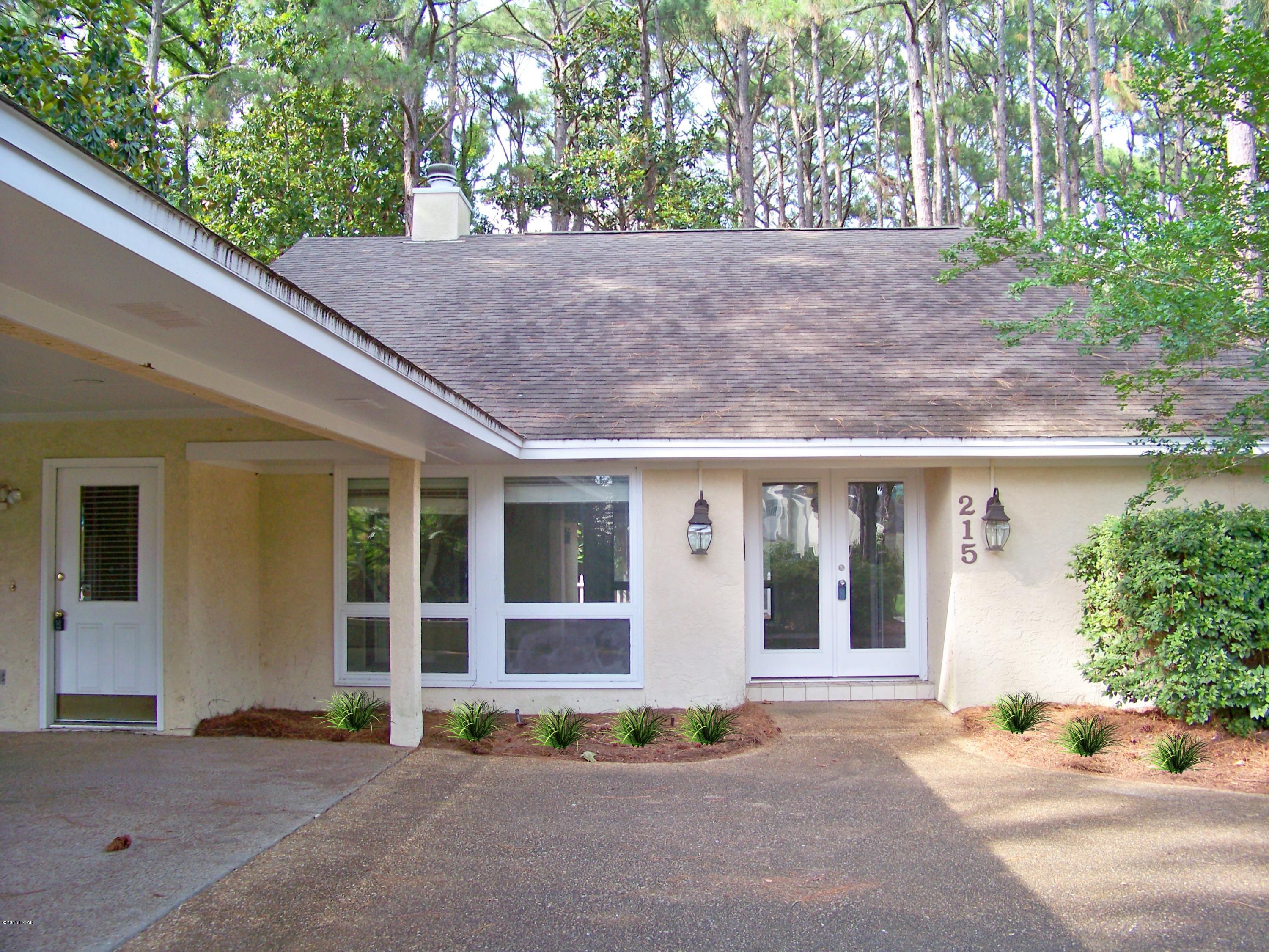 You will just adore this Community. Bay Point is one of Panama City Beachs premiere subdivisions. The subdivision is gated with 24 hour security, has two Stunning golf courses, a full service marina, restaurants and pools. The community is very golf cart and walking friendly. This gorgeous home has been completely remodeled with new carpet and tile throughout. The home features 4 bedroom 3.5 baths and is located on the 4th fairway of Club Meadows Golf Course. The home benefits from being on the golf course but is very private with plenty of trees between the home and the golf course. The home showcases a charming fireplace, Eat-in-Kitchen with new granite countertops, split bedroom plan, a welcoming circular driveway with a two car covered carport, fenced backyard, and a massive You will just adore this Community. Bay Point is one of Panama City Beachs premiere subdivisions. The subdivision is gated with 24 hour security, has two Stunning golf courses, a full service marina, restaurants and pools. The community is very golf cart and walking friendly. This gorgeous home has been completely remodeled with new carpet and tile throughout. The home features 4 bedroom 3.5 baths and is located on the 4th fairway of Club Meadows Golf Course. The home benefits from being on the golf course but is very private with plenty of trees between the home and the golf course. The home showcases a charming fireplace, Eat-in-Kitchen with new granite countertops, split bedroom plan, a welcoming circular driveway with a two car covered carport, fenced backyard, and a massive master bedroom with a sunken tub and separate shower with access to a wonderful covered back patio. Enjoy the best that Bay Point has to offer. Schedule a showing with your agent today. This is a homepath property. Age, Square Footage, and room sizes approximate. Please verify if important.