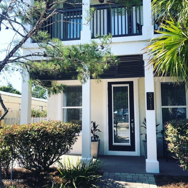 This gorgeous 3 story gulf view home is located on the very desirable west end of PCB. The entire house has been updated with new flooring throughout and brand new paint making this home look brand new. It comes fully furnished! This rental machine brought in significant returns before renovation and has already shown excellent rental history since re-listing it! Very close to airport, Pier Park, 30A and just 3 blocks from the beach, this house has it all! The 1st floor master is a great ''mother-in-law'' type suite and the 3rd floor oasis has it's own balcony so you can view the gulf while you just get away. The 2nd floor bunkroom also has it's own private balcony and the 2nd floor master is HUGE!