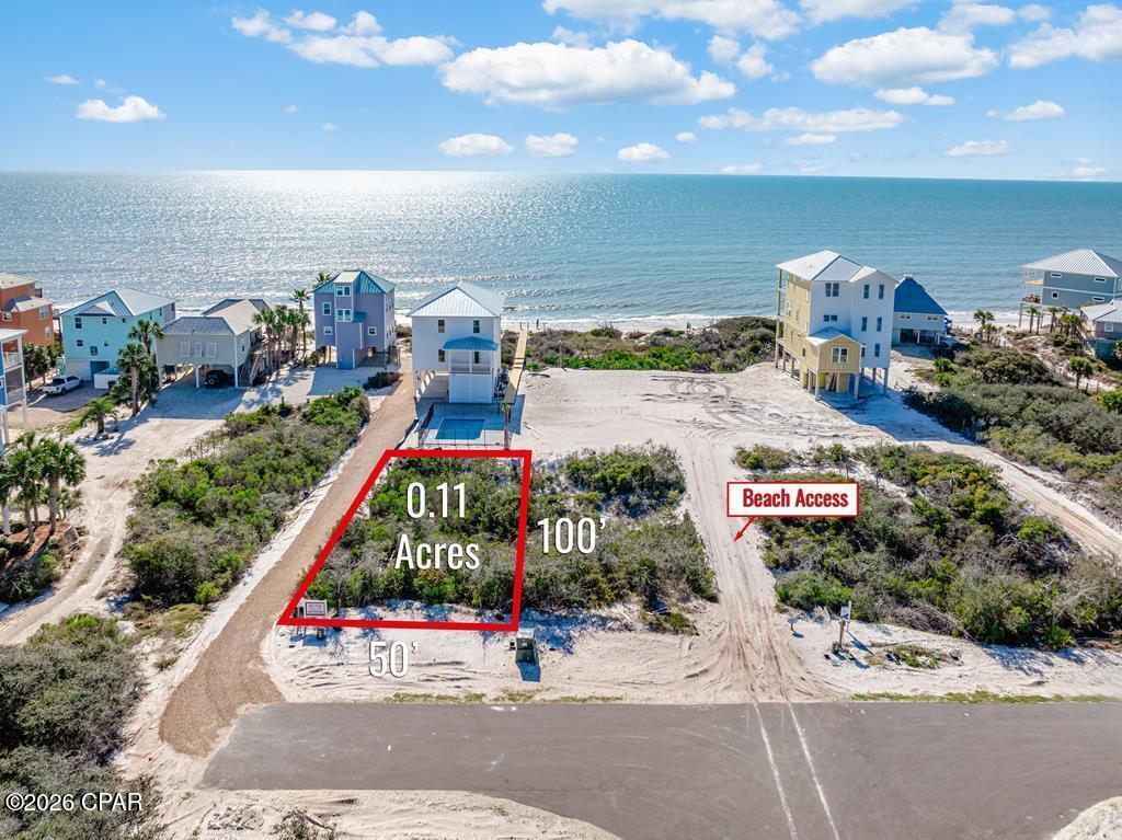 GULF VIEW - 1ST TIER HOMESITE ON NORTH CAPE! Great price in a beautiful gulf-front neighborhood, Planter's Cove, located on the coveted western-facing beach on Cape San Blas. Enjoy our famous sunsets over the Gulf from this 1st tier homesite. Step right onto the Loggerhead Trails bike path, offering an easy, scenic walk or bike ride to Scallop Cove for one-stop shopping and coastal conveniences. You can also bike straight into St. Joe Peninsula State Park, home to the beach named #1 Beach in America, for miles of pristine shoreline, nature trails, and outdoor adventure. Planter's Cove is your entry to Florida living at its finest, with no timeline to build. Conveniently located near the boat ramp at Eagle Harbor in the state park, as well as shopping and dining in Port St. Joe and Apalachicola.