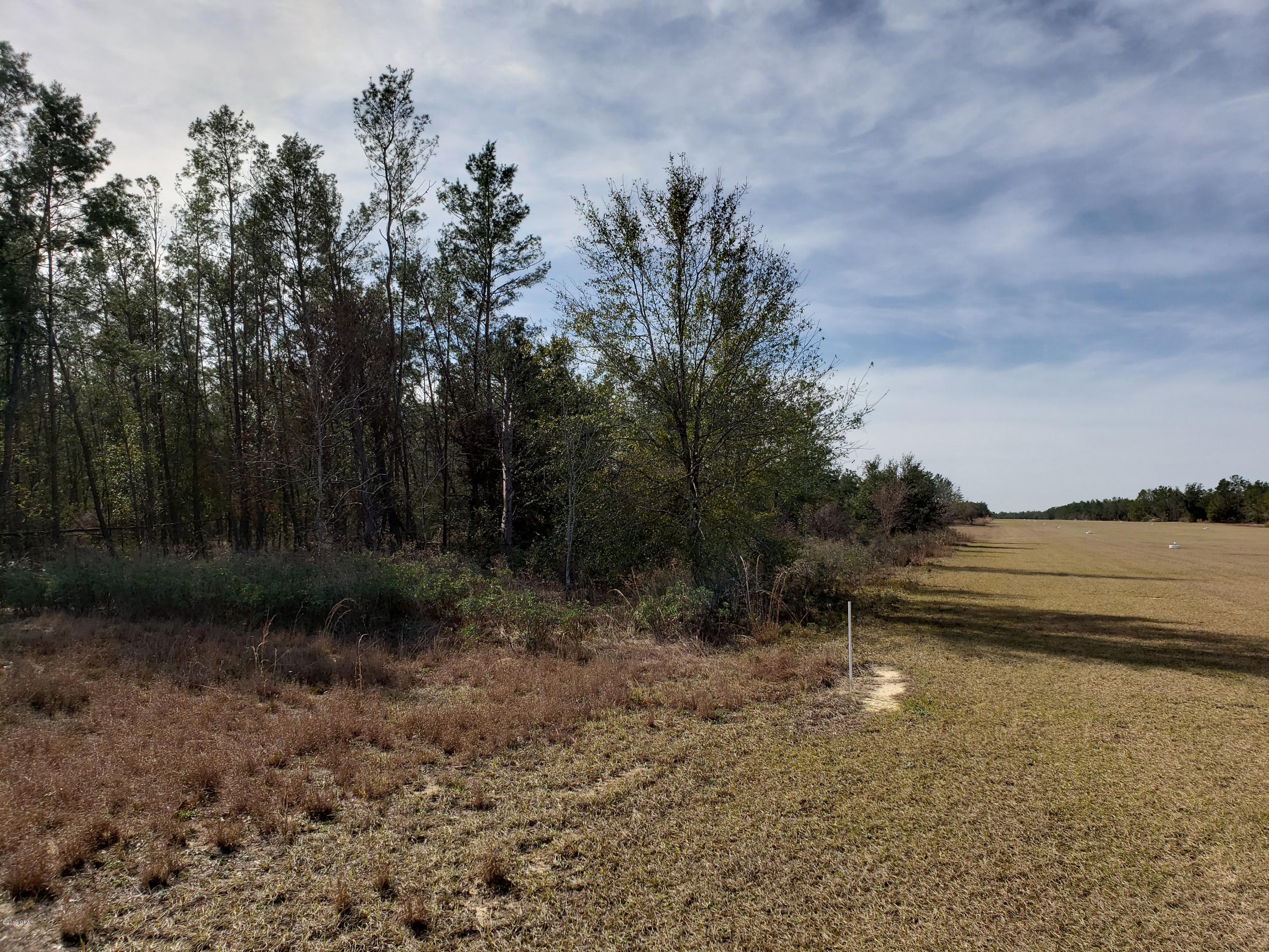 This lot is a pilots dream and has runway frontage. The lots can have hangers built on them (Specs Unknown) Runway and Airpark is FAA Approved. The runway is grass, 3500 ft in length, 113 ft elevation (Estimated) No Tower, Airspace unknown, open 7 days a week dawn to dusk. The perfect location to build your dream home and fly your private plane. Just minutes from the beach and Panama City.