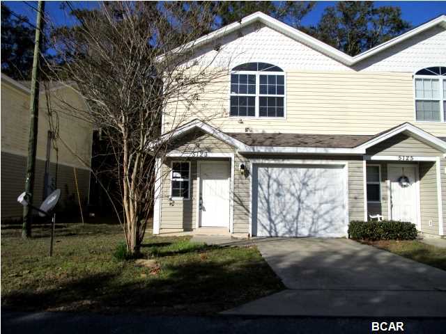 IMMACULATE TWO-STORY TOWNHOME CLOSE TO TYNDALL AFB. This home features a first floor with a combination kitchen and living area with ceramic tile flooring, beautiful kitchen cabinets with a tiled backsplash, and a half bath. The second floor has a spacious Master bedroom and adjoining Master bath, two good-size additional bedrooms and a full bath. A one-car garage is an added bonus in any townhome! Home being sold in its AS IS condition. Bank of America, N. A.(the ''Bank'')associates and/or Bank associates, household members, and HTS business partners of the bank, are prohibited from purchasing REO and auctioned REO properties, either owned or serviced by the bank, whether directly or indirectly.
