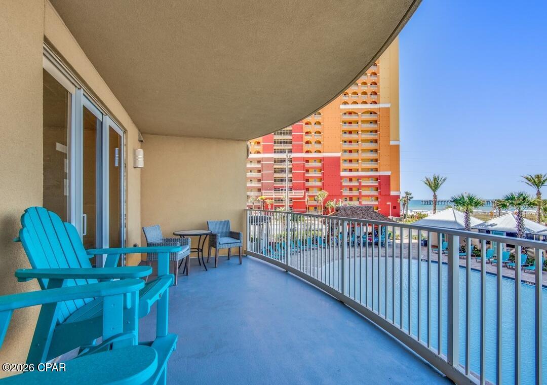 Offering expansive, unobstructed Gulf views, this absolutely stunning 1-bedroom plus bunk residence at Calypso Tower III delivers the perfect blend of luxury, location, and lifestyle. Beautifully appointed with professionally curated coastal décor, this condo is a standout opportunity for a private vacation retreat or a high-performing rental investment in one of Panama City Beach's most desirable beachfront resorts.

Step inside to an open, light-filled layout designed to maximize comfort and views. The fully equipped kitchen showcases quartz countertops, GE stainless steel appliances, and a breakfast bar, ideal for entertaining after a day at the beach. The spacious living area flows seamlessly onto an oversized private balcony, where breathtaking sunsets and sweeping Gulf views create a daily show you'll never tire of. Every detail of this unit reflects quality, style, and thoughtful design—making it truly turn-key and rental-ready.

Calypso Tower III offers an unmatched resort experience with lagoon-style zero-entry pool (heated seasonally), a spacious hot tub, nine private rentable cabanas, multiple tiki bars, the Emerald Hub bar & grill, fire pit and lounge areas, a large fitness center, and on-site dining and café options—all just steps from the sugar-white sand and emerald waters.

Beyond the resort, the location is second to none. Situated on the quieter west end of Panama City Beach and adjacent to Pier Park, owners and guests enjoy premier shopping, dining, live music, festivals, and year-round events within walking distance. Nearby attractions include Topgolf, Dave & Buster's, The Grand IMAX Theater, and seasonal concerts featuring nationally recognized performers. The iconic Russell-Fields Pier is just minutes away for fishing and sunset strolls, while Frank Brown Park Sports Complex hosts major tournaments that drive strong rental demand. Families will love the proximity to Gulf World Marine Park, amusement parks, water parks, championship golf courses, and endless outdoor recreation.

This is a rare opportunity to own a front-row Gulf-view condo in one of Panama City Beach's most sought-after destinations—where luxury, entertainment, and investment potential come together seamlessly. Schedule your private tour today and experience just how stunning this Calypso Tower III residence truly is.