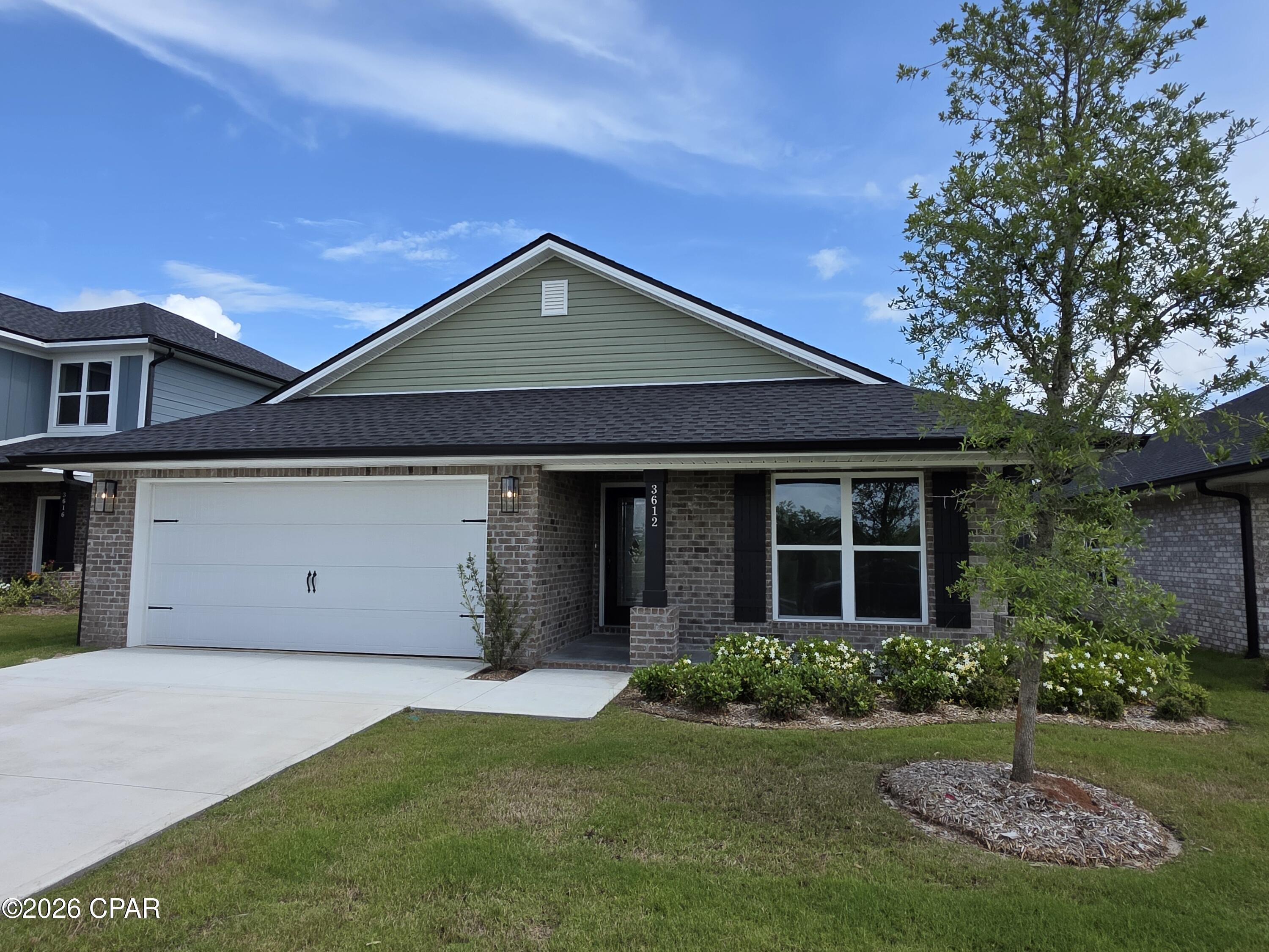 You will enjoy entertaining in this 1711 Square foot Home built by Adams Homes. Not only will you see the quality of this home but you will love the spacce it offers.  The kitchen boasts of modern stainless steel appliances, ample counter spaces to make your favorite dishes and a convenient breakfast bar. Open floor plan allows everyone to be included in the activities.  Off the Living room you can go outside and relax on the covered patio or relax in the Master bedroom. The ensuite bathroom  offers a double vanity, large shower and walk in closet allowing convenience at your fingertips.  The main bathroom separate two additional bedrooms.  This is a must see Adams Home.