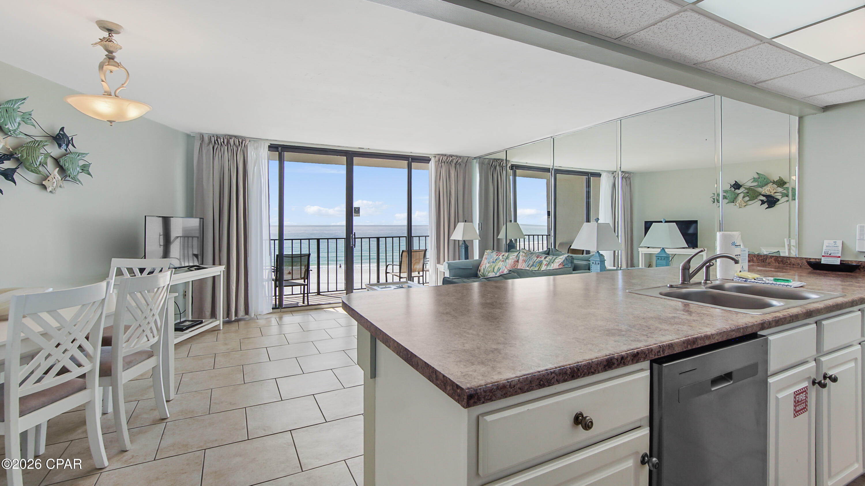 Welcome to Unit 308 in Tower 2 at Edgewater Beach Resort. This 3rd-floor 2-bedroom, 2-bathroom condominium offers beautiful westward sunset views as well as impressive sunrise views -- a rare combination that enhances both owner enjoyment and rental appeal.



This unit features the most efficient floor plan within the towers, resulting in some of the lowest HOA dues available while still offering two full bedrooms and bathrooms -- an exceptional value opportunity within the resort.



The property is rental ready and includes a new appliance package, providing immediate usability and income potential.



Located on the convenient 3rd floor, the unit offers easier access and reduced elevator wait times during peak seasons.



Edgewater Beach Resort is a premier gated Gulf-front community featuring:

11,000 sq ft lagoon-style beachfront pool

Private beach access

Multiple hot tubs

Executive 9-hole golf course

Tennis and pickleball courts

Fitness center

On-site restaurant and bar

Tram service throughout the property

24-hour security



Ideal as a primary residence, second home, or income-producing investment in one of Panama City Beach's most established resort communities.