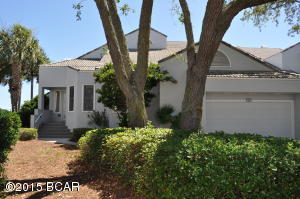 Waterfront Marina Club Village unit inside Bay Point!  This is an end unit  with the best view of the Grand Lagoon.  Features include 3BR/2BA, new carpet, freshly painted, new stainless steel appliances, granite counters, and a two car garage.  There is a large deck off the back overlooking the Bay Point Marina and lagoon.  Bay Point is a gated community with two golf courses and just minutes from shopping, schools, Navy base, etc... All info is approx. and must be verified by Buyers if important. *There are certain procedures to buy this property. Your real estate agent can help you with the details.