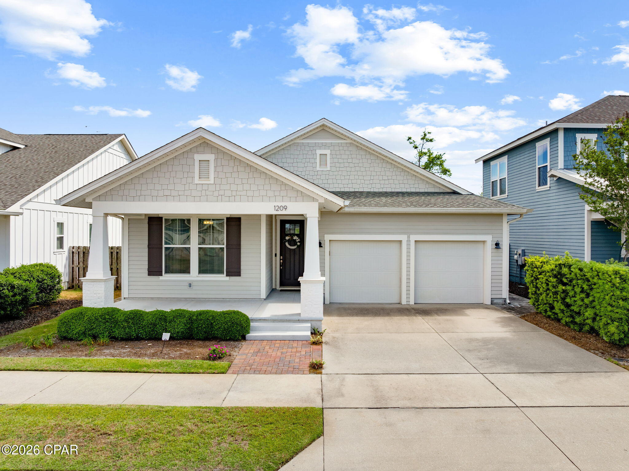 RARE opportunity to own the highly sought-after Anna Maria floor plan in SweetBay - no longer being built! This 3 bedroom, 2 bath, 1,849 sq ft home stands out with no carpet, quartz countertops, and an amazing primary suite. The open-concept layout flows seamlessly to a custom patio bar & grill - perfect for entertaining. New epoxy-coated garage floors and a highly functional laundry-to-primary custom closet connection.

Located in the heart of SweetBay, residents enjoy a true lifestyle community with resort-style pools, scenic walking trails, parks, and access to North Bay. Golf cart-friendly streets and community events create a connected, vibrant atmosphere that's hard to find elsewhere.

Move-in-ready homes like this don't come up often!
