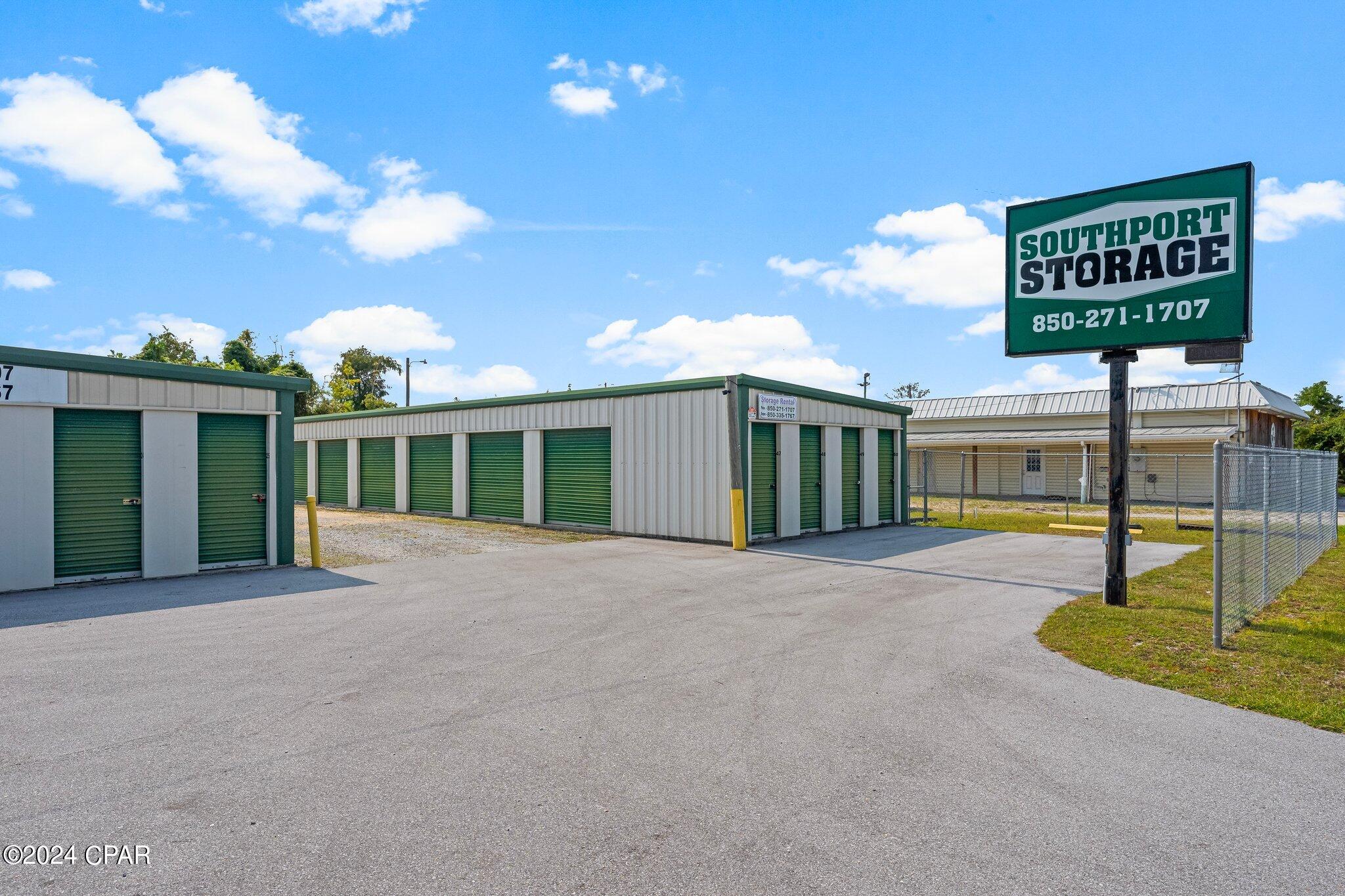 A 50 UNIT STORAGE SHED FACILITY.  PUT YOUR MONEY TO WORK FOR YOU!!!! EASY TO RUN WITHOUT THE NEED TO BE ON SITE! Great investment property with very little overhead! With all the upcoming development of new housing in the area, this facility usually stays fully occupied!! All sizes are approximate buyer to verify////