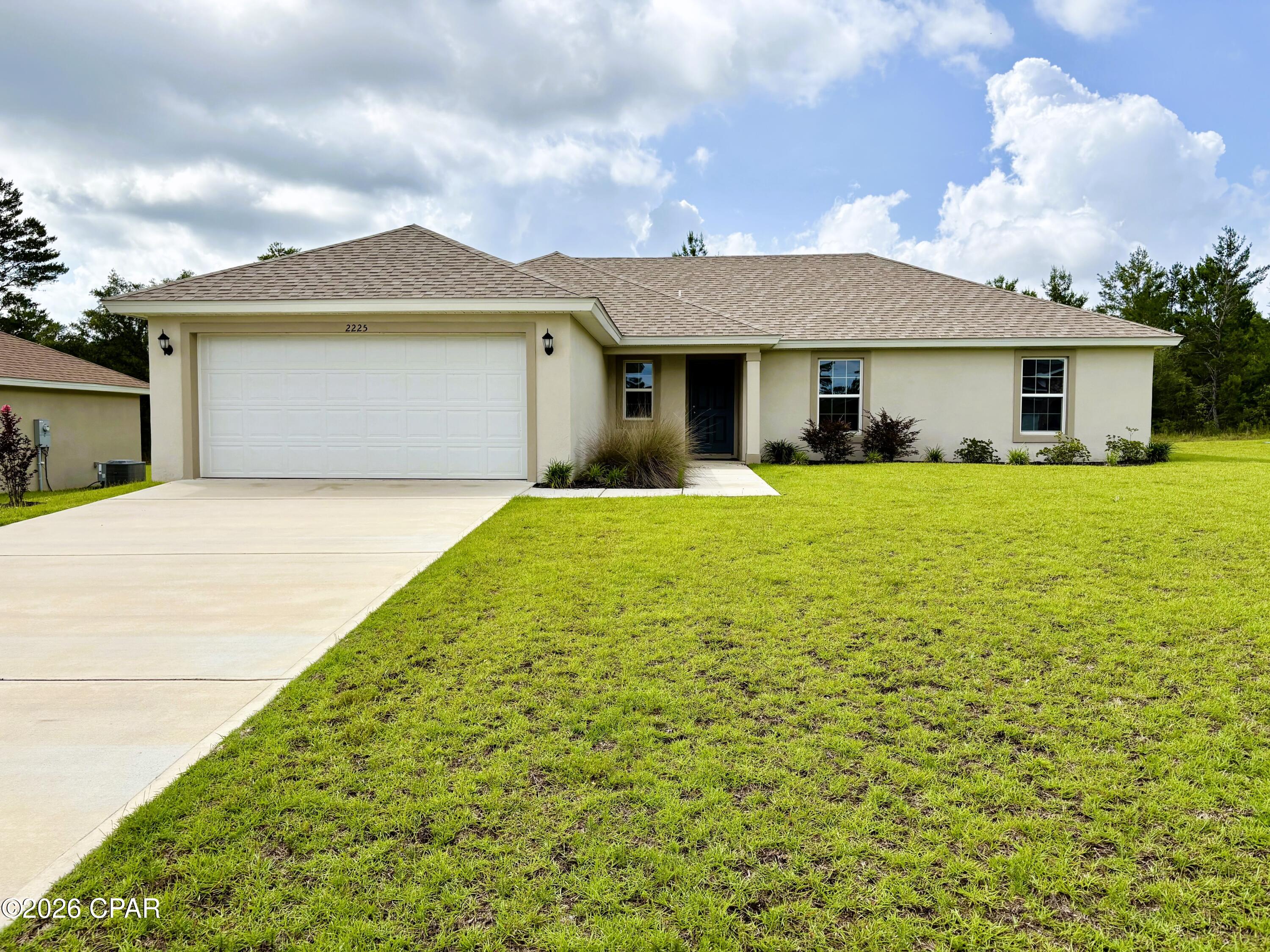 The Willow A Model - Homes by Deltona | Sunny Hills, FL

Welcome to The Willow A, a beautifully designed 4-bedroom, 2-bath home offering 1,716 square feet of living space and 2,241 total square feet under roof. This thoughtfully planned layout combines modern comfort, functionality, and style -- making it a perfect choice for families or those who love open, airy spaces.

Built with concrete block construction and a stucco finish, this home is as durable as it is elegant. Inside, you'll find luxury vinyl plank flooring, 3CM granite countertops, and designer wood cabinetry with soft-close dovetail doors and drawers -- all complemented by Sherwin-Williams designer paint schemes that create a warm, timeless look.

The spacious open-concept living area connects seamlessly with the kitchen and dining space, making it perfect for entertaining or relaxing with family. The kitchen is equipped with GE stainless steel appliances, a garbage disposal, and plenty of counter space for meal prep.

Additional features include brushed nickel fixtures, decorative wood windowsills, a full irrigation system, 30-year architectural shingles, termite prevention treatment, and a 2-10 builder's warranty for added peace of mind.

Located in the peaceful and growing community of Sunny Hills, you'll enjoy a relaxed lifestyle just 20 minutes from Chipley and 40 minutes from Panama City Beach -- offering the best of both quiet living and coastal convenience.

🌿 Move-in ready and built to impress.
Ask about our other available homes featuring different color schemes and styles to fit your taste and timeline.