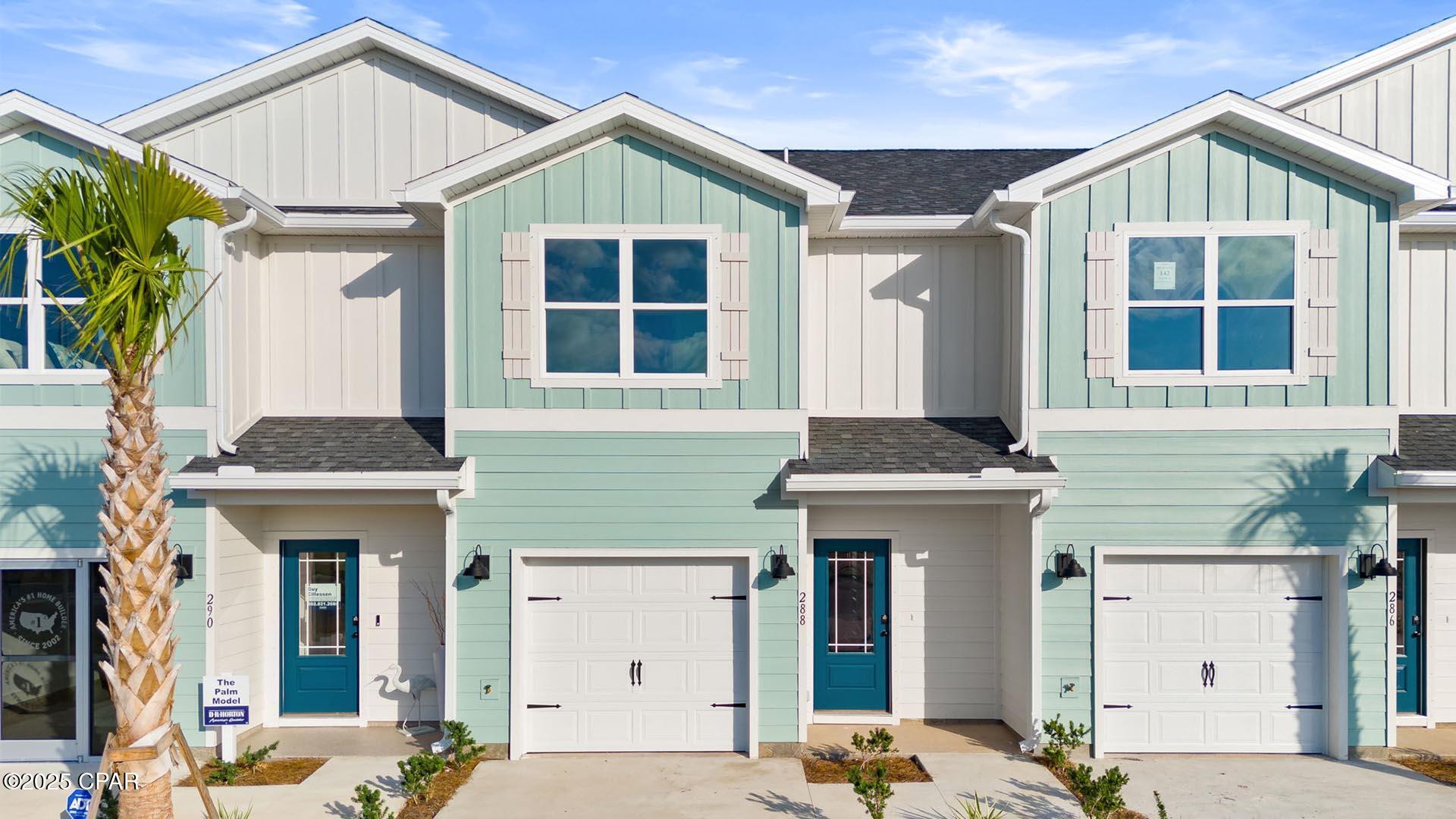 Welcome to 250 Phillips Bluff Avenue, a new home at Colonial East Townhomes in Panama City Beach. This townhome is an interior unit of a six-unit building that is ready for move in. This floor plan has 3 bedrooms, 2.5 bathrooms with a bright foyer leading to the expansive open-concept kitchen, living, and dining area, designed for entertaining and everyday living. The kitchen is open and spacious with a center island and overlooks the main living area. Interior features include quartz countertops, EVP throughout the main level, EVP treads on the stairs and carpet in bedrooms and upstairs hallway. 


The first floor is heart of this home, while the privacy of the second level holds all bedrooms, ensuring a quiet retreat. The primary bedroom has a generous size closet and a private bathroom with dual sink vanity, and ample linen storage, and a large shower. Additional bedrooms share a hall bath, creating a comfortable space.



A Smart Home Technology Package comes standard, featuring a Qolsys IQ touch panel for thermostat and lighting control, ensuring security and convenience with keyless entry KwikSet deadbolt. Exterior features of Colonial East townhomes are equally impressive, with Hardie® siding. A landscaped front entry adds curb appeal and welcomes you to your very own slice of Florida paradise. Call us today for more information on Colonial East.