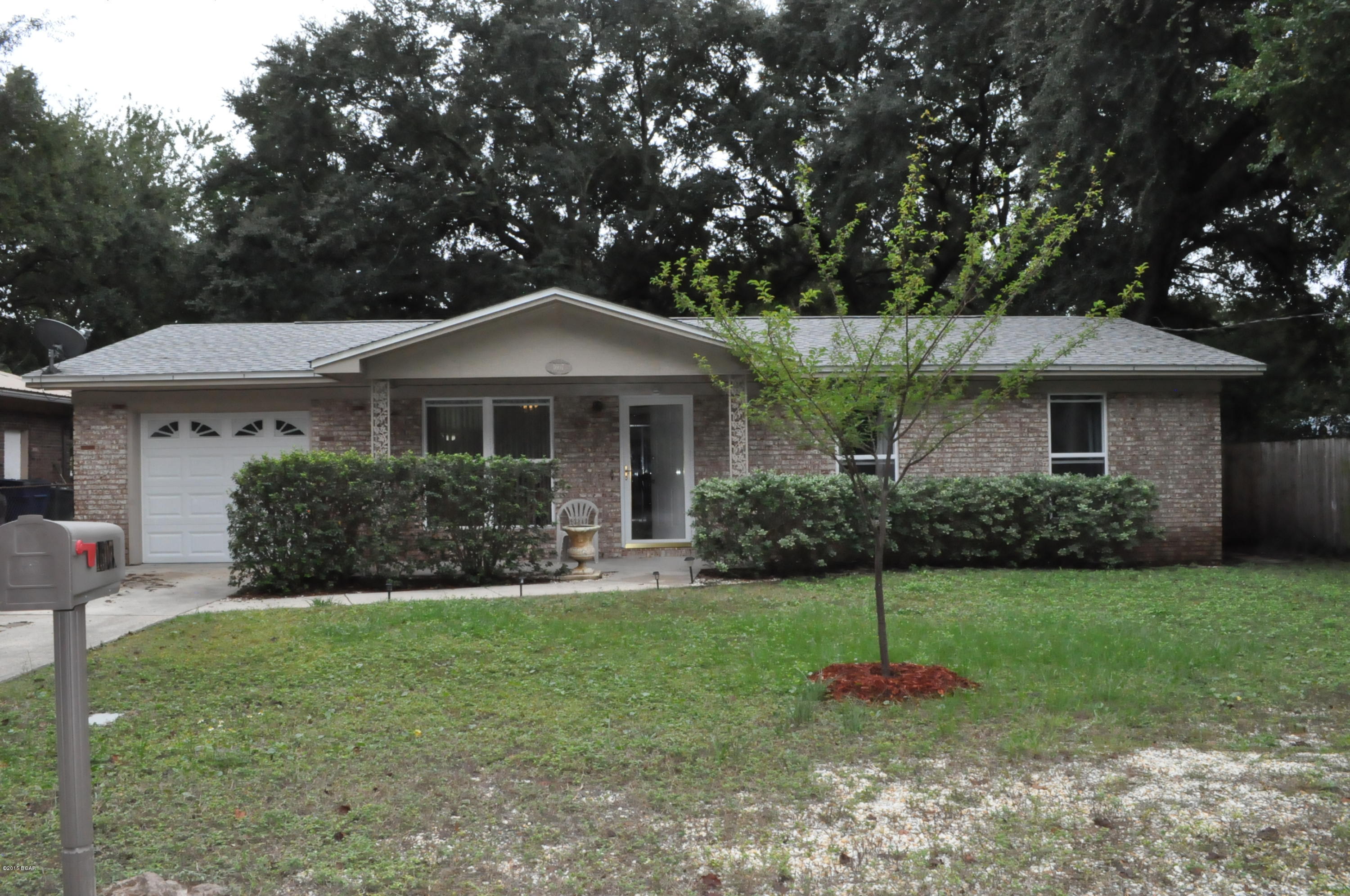Very charming St. Andrews area home,  move-in ready at a great price! The interior of this 3BR/2BA home has been upgraded and is in like-new condition. The roof and AC are 2 years old and the seller replaced all the windows and added a new dishwasher.  There is a large covered patio off the back and the beautiful backyard is privacy fenced and has two giant Oak trees.  There's even a one car garage!  This home is immaculate and you're convenient to shopping, schools, parks and more!  All info is approx. and must be verified by Buyers if important.
