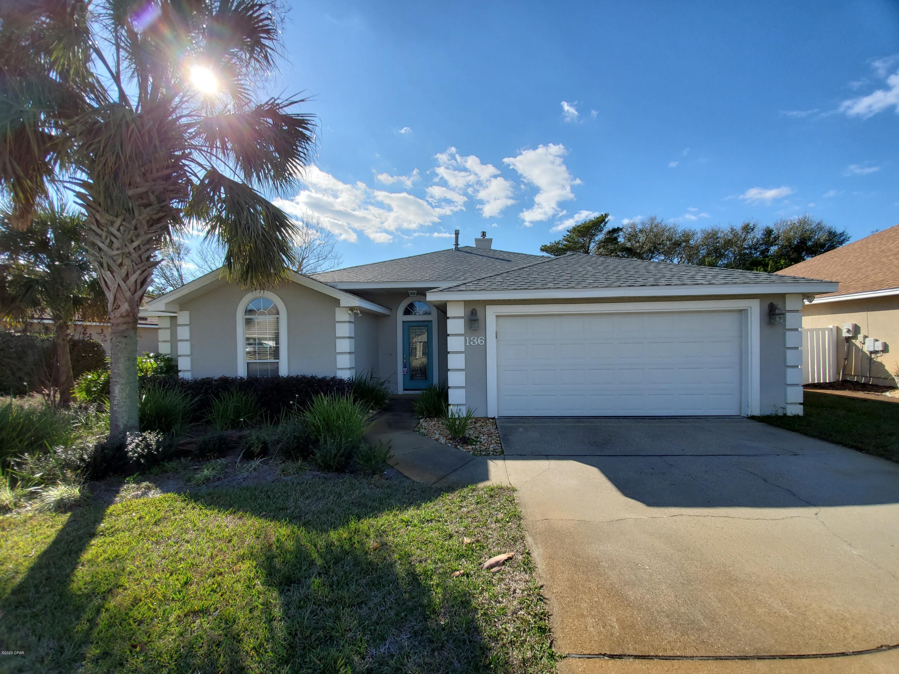 For rent! Located in beautiful Summer Breeze, this expansive 3 bedroom, 2 bath home is meticulously kept and well maintained. The split bedroom plan is great for privacy with the huge master bedroom separated from the rest of the home. Enjoy a little office nook or sitting area, walk-in closet and screened patio access from the master bedroom. The en suite bathroom has a Jacuzzi tub, tile walk-in shower, double vanities and private toilet room. There is a laundry room coming in from the two car garage with sink basin. Leading into the kitchen you'll find stainless appliances, plenty of counter space for prepping, and a breakfast bar for entertaining. Dining room with patio access to the fenced back yard; The front door foyer entrance invites you right into the raised ceiling living room with built-in accent shelving. There is a french door bedroom or office just off the living room area. Hallway bathroom with tub/shower combo; 3rd bedroom with private hallway entry; This is a great home in the heart of the PCB Pier Park area, convenient to the beach, shopping, grocery and the airport! **Pets negotiable upon approval with non-refundable $500 pet fee.