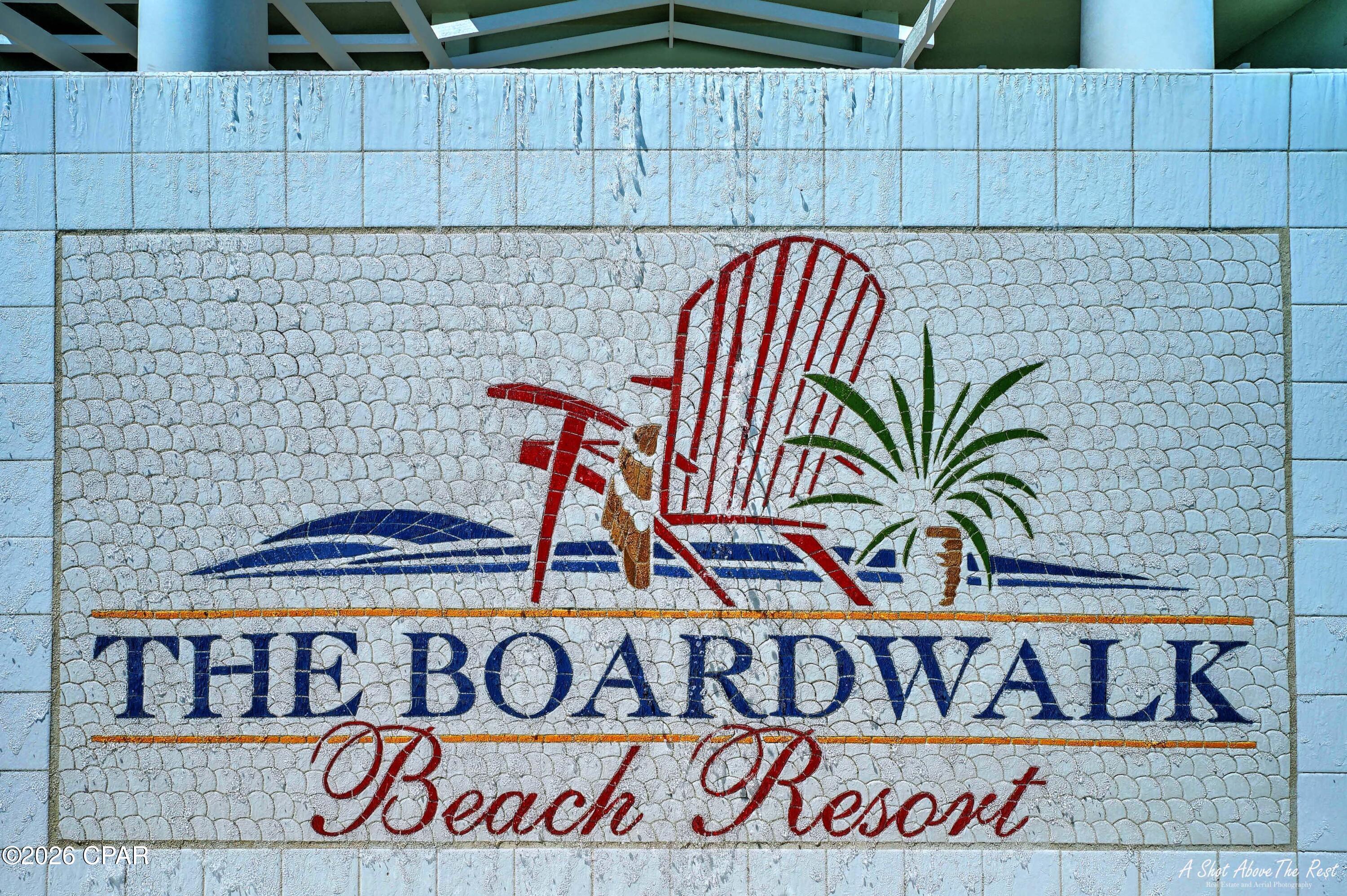 Wake up to breathtaking panoramic Gulf views from this coveted corner studio at Boardwalk Beach Resort, where beachfront living meets effortless comfort. Thoughtfully designed to maximize space and functionality, this beautifully appointed retreat features a king-size bed, a well-equipped kitchenette, and an oversized bathroom complete with a soaking tub, separate shower, and dual-vanity sinks.

Whether you're searching for a personal beach getaway or a high-demand vacation rental, this turnkey studio offers exceptional versatility and strong guest appeal. Its efficient layout and low-maintenance design make ownership easy while providing all the comforts visitors seek in a Gulf-front escape.

Located on the desirable east end of Panama City Beach, Boardwalk Beach Resort offers a gated entrance and an array of resort-style amenities, including a beachfront pool, children's splash pad, hot tub, tiki bar, and convenient on-site market. Spend your days relaxing by the water, enjoying resort amenities, or simply taking in the stunning coastal views from your own private retreat.

With direct beach access, outstanding amenities, and proven rental potential, this is a rare opportunity to own an affordable piece of paradise on the Gulf Coast.