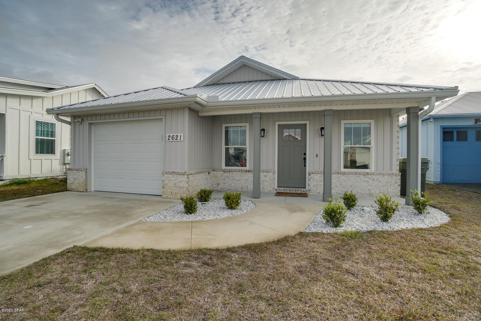 This home is centrally located in Lynn Haven within a close proximity to most shopping centers and grocery stores. This brick home accompanies stainless steel kitchen appliances, quartz counter tops, a large kitchen island, & vinyl flooring in the main areas. The master bedroom features a double vanity,  walk-in closet, & trey ceilings. The backyard has a covered back porch and is fully fenced with brand new white vinyl. Washer & dryer hookups included. 

**Pets allowed upon approval. Listing Agent holds a personal interest in the property.