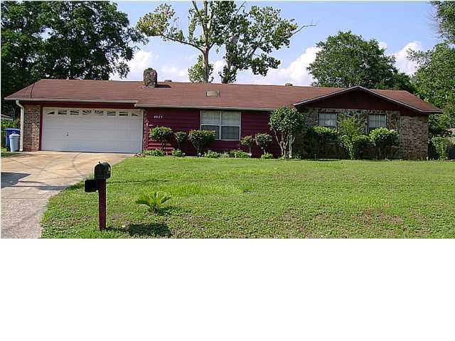 Great home with open floor plan, fireplace, breakfast bar, privacy fenced back yard, sprinkler system on well, screened porch, and close to Tyndall AFB, schools, and shopping.